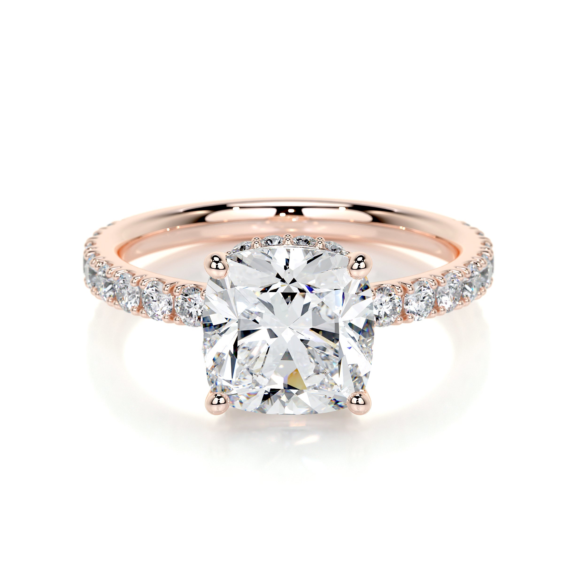 Bree Lab Grown Diamond Ring -14K Rose Gold (RTS)