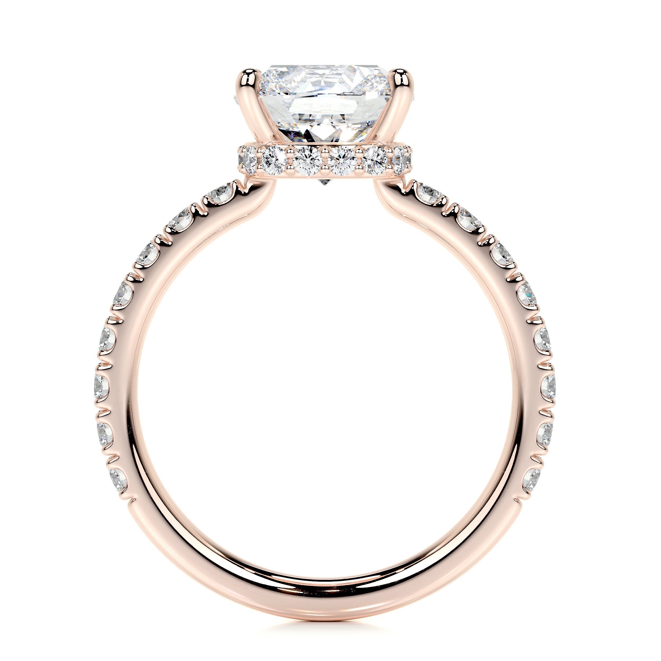 Bree Lab Grown Diamond Ring -14K Rose Gold (RTS)