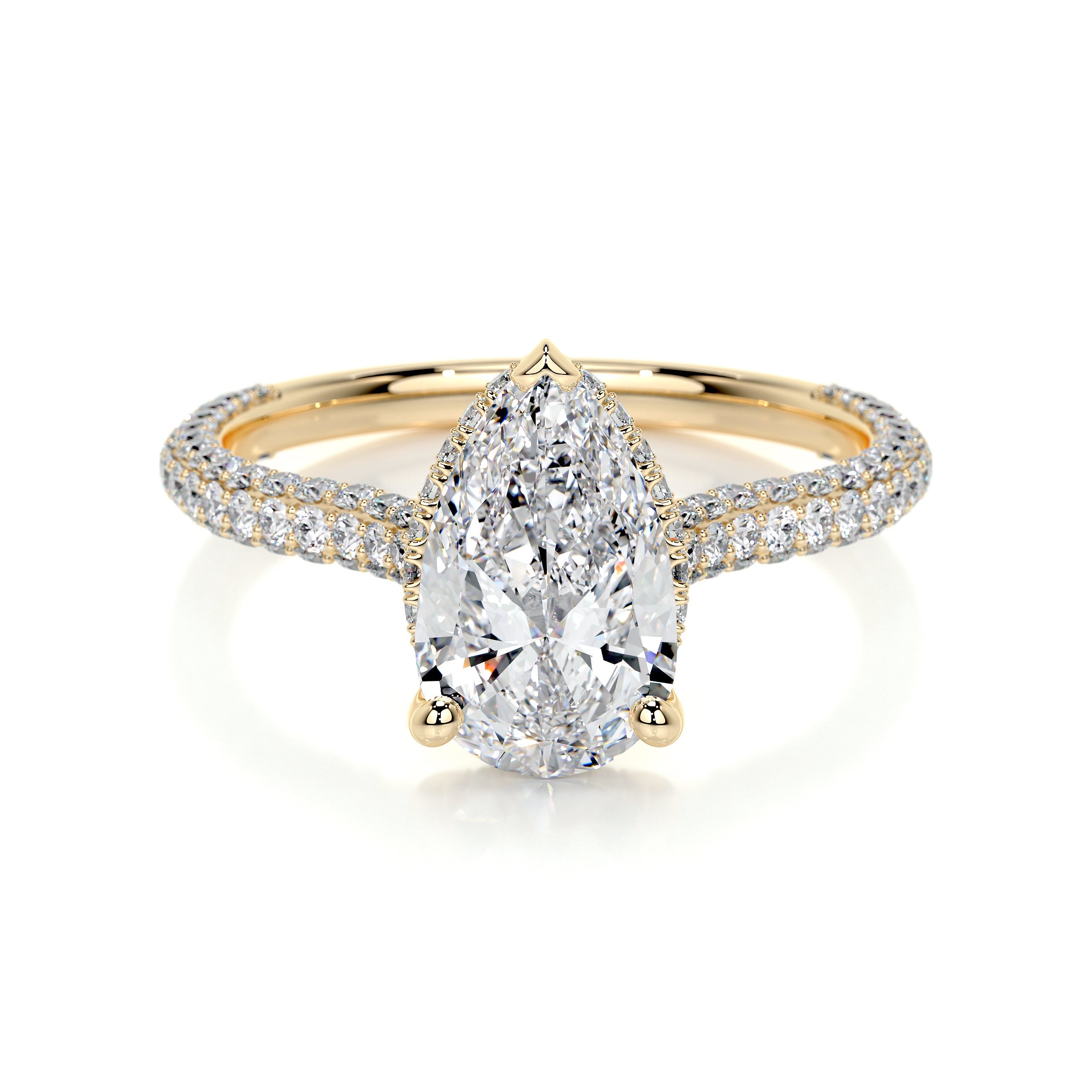 Nakia Lab Grown Diamond Ring -18K Yellow Gold (RTS)