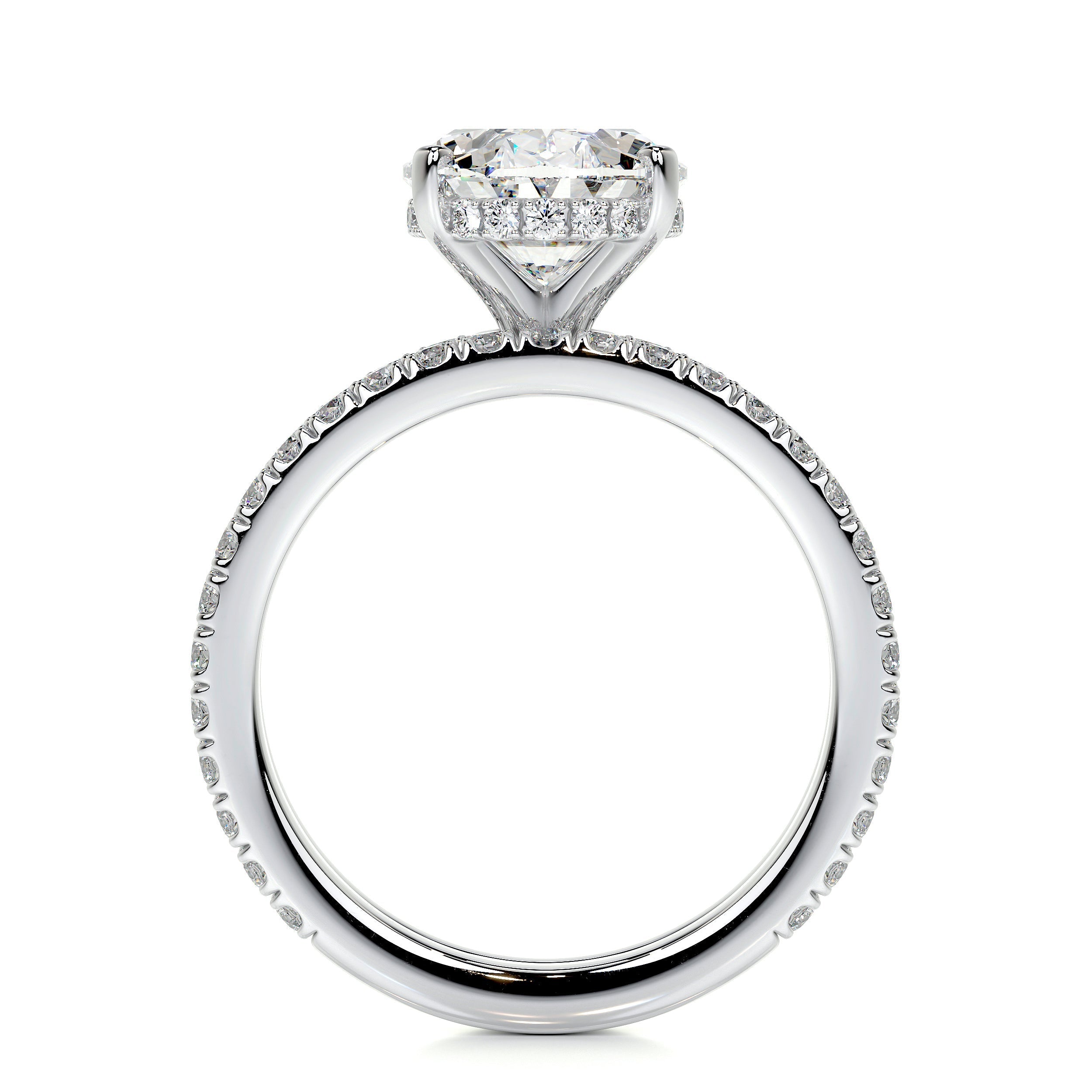 Lucy Lab Grown Diamond Bridal Set (3.8 Carat) - 18K White Gold