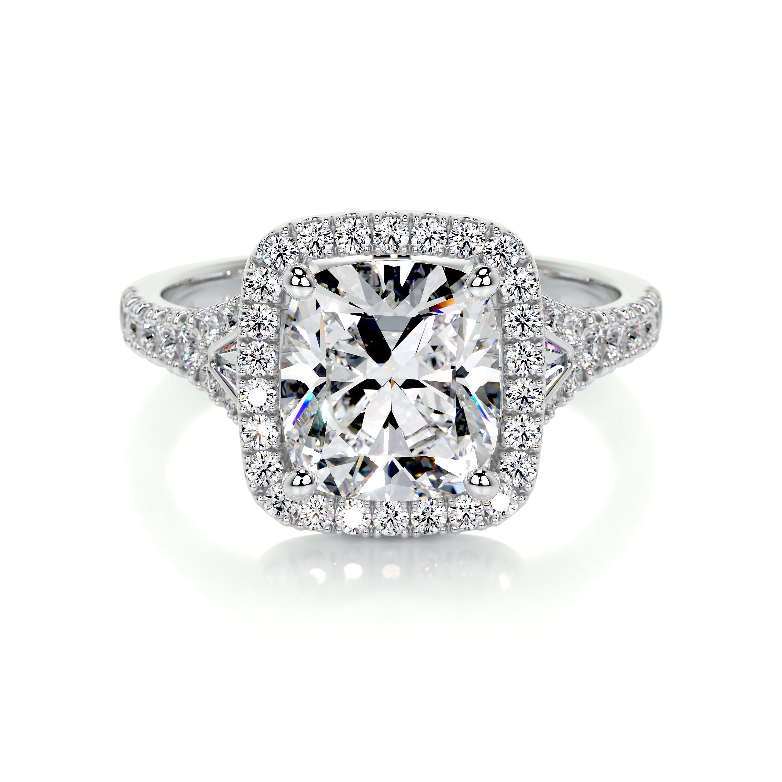 Lissete Lab Grown Diamond Ring -14K White Gold (RTS)