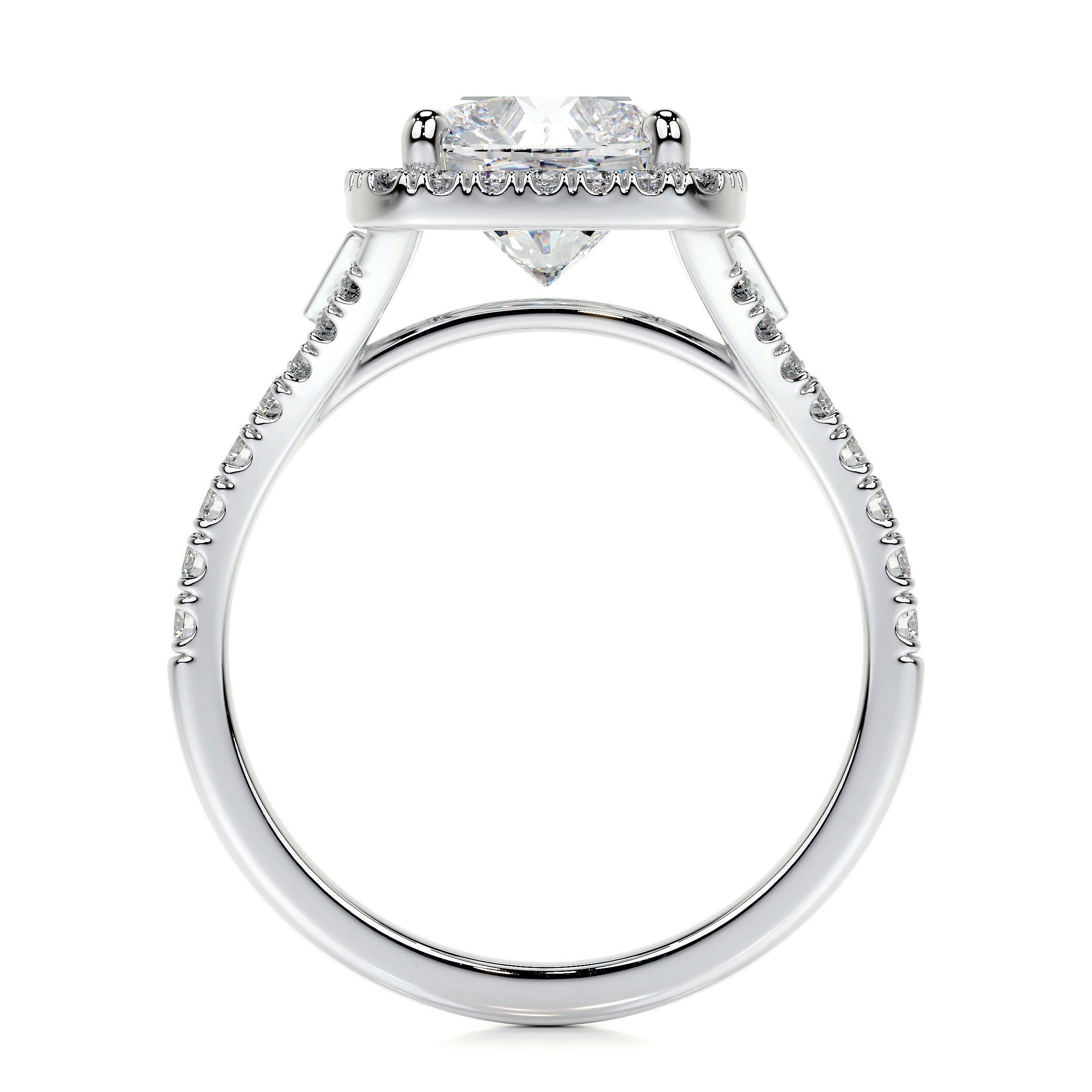 Lissete Lab Grown Diamond Ring -14K White Gold (RTS)