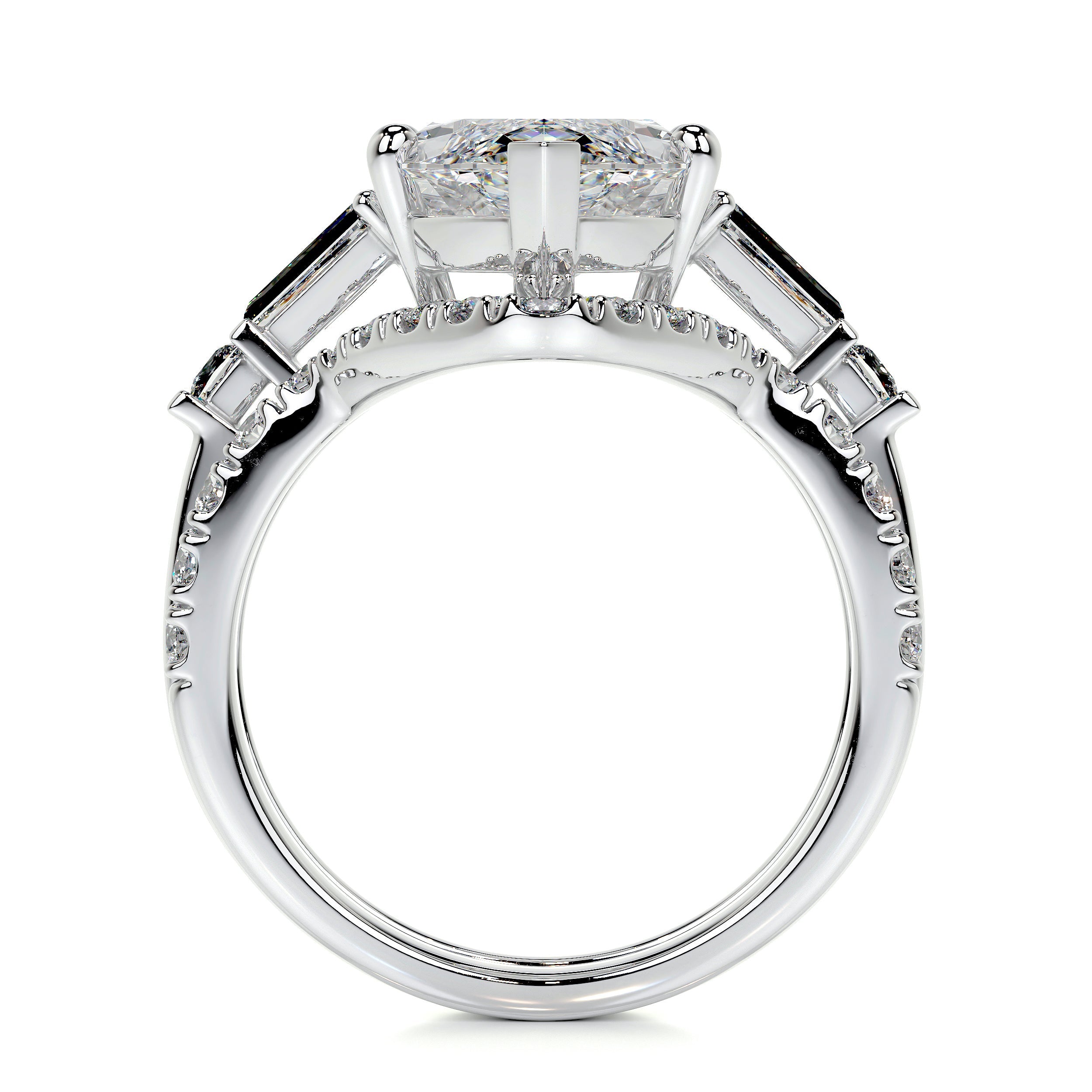 Tessa Lab Grown Diamond Bridal Set -Platinum (RTS)
