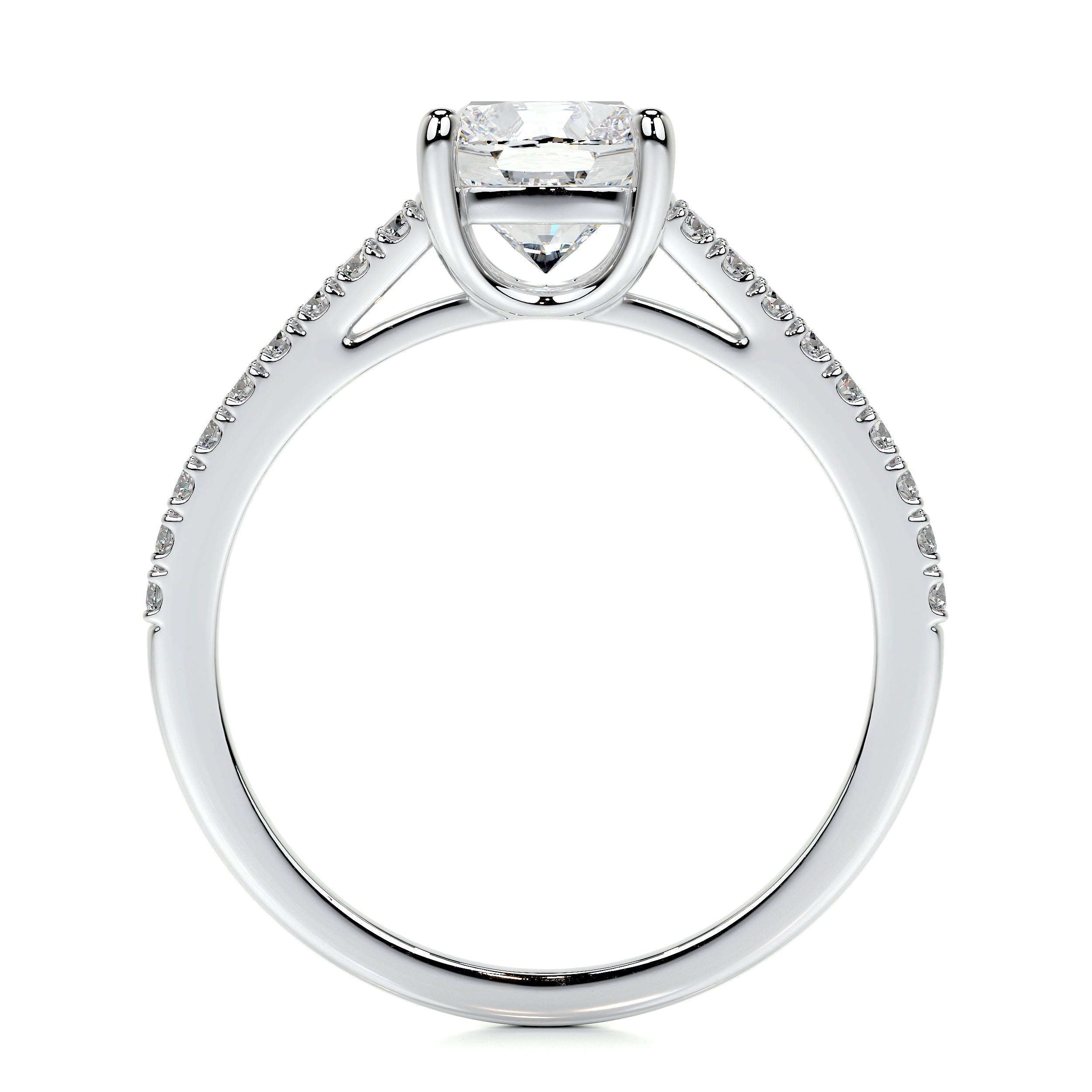 Sadie Lab Grown Diamond Ring -14K White Gold (RTS)