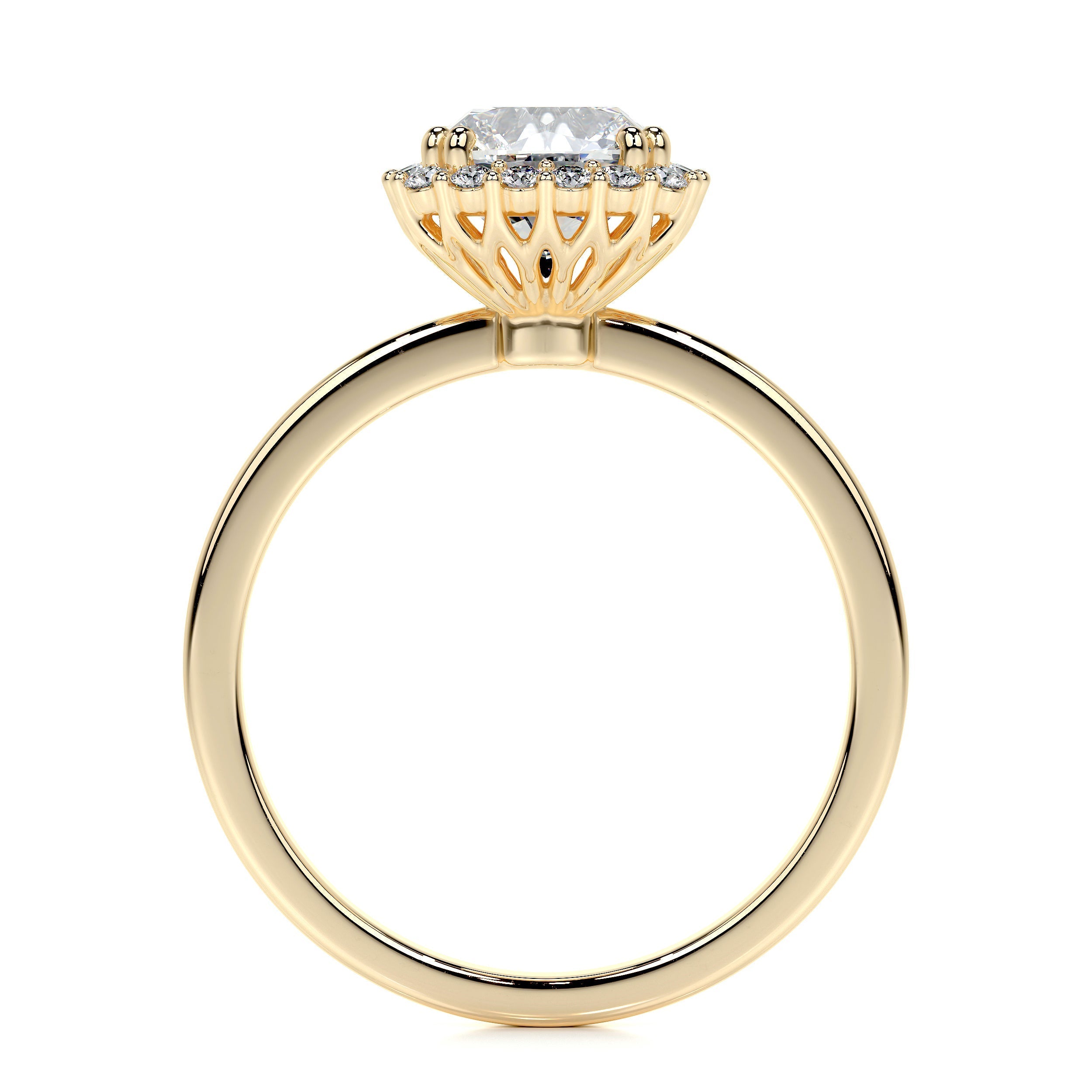 Emery Lab Grown Diamond Ring (1.75 Carat) - 18K Yellow Gold