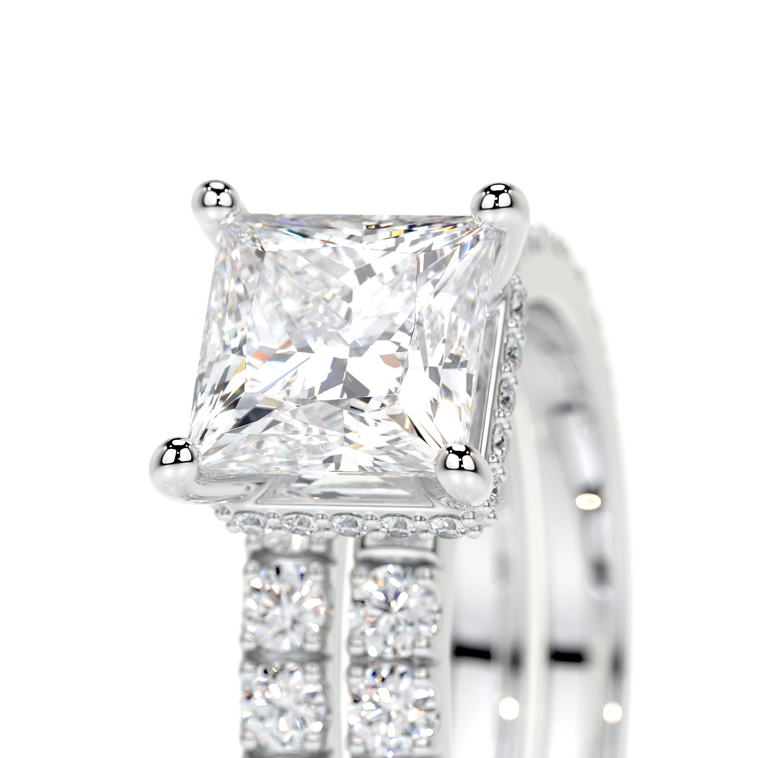 Valentina Lab Grown Diamond Bridal Set -14K White Gold (RTS)