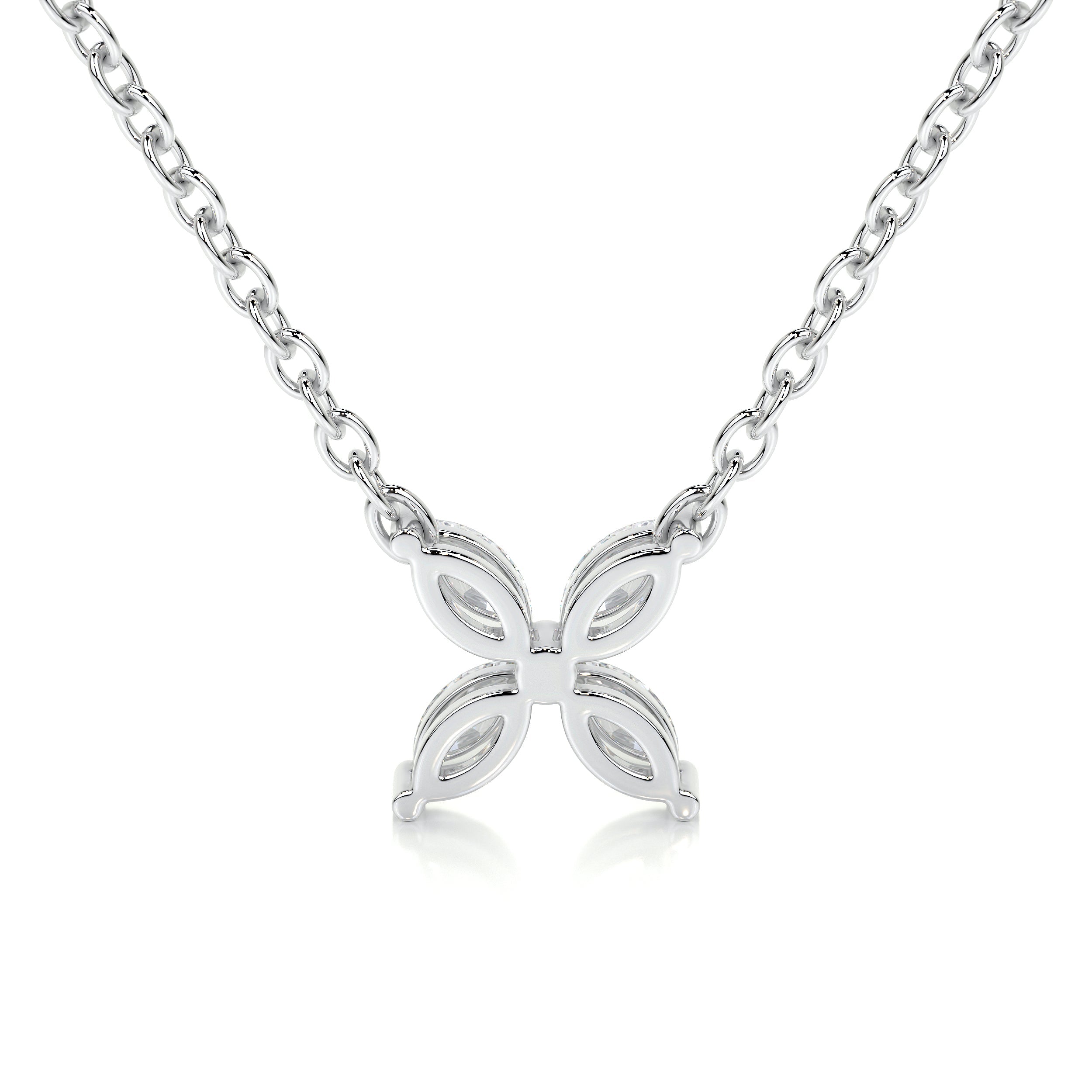 Michelle Diamond Pendant (0.20 Carat) -18K White Gold (RTS)