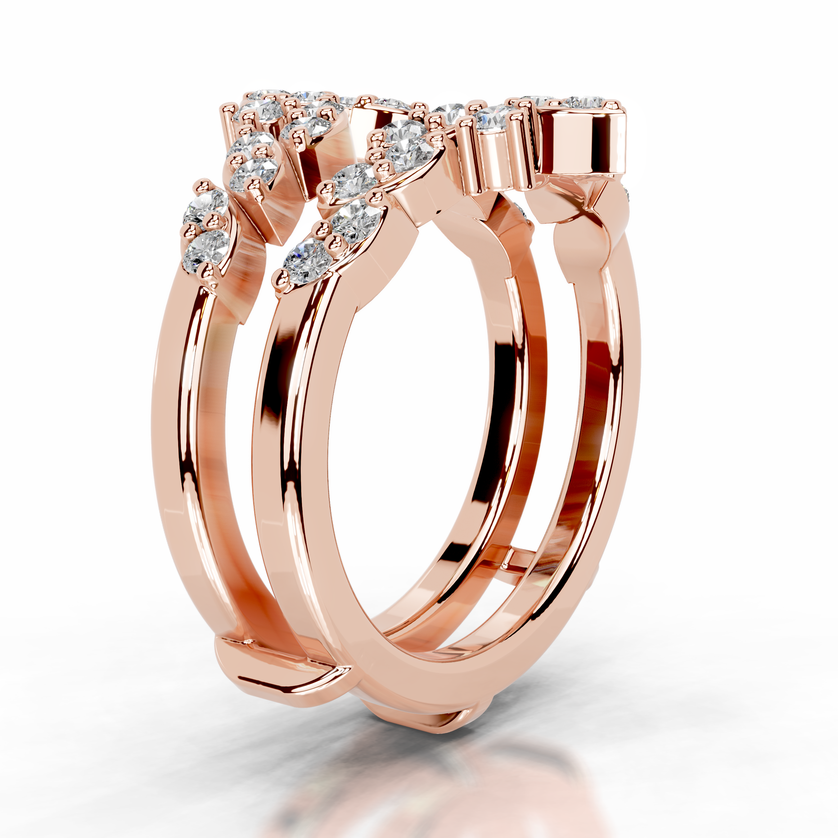 Nikita Lab Grown Diamond Wedding Ring (0.70 Carat) -14K Rose Gold