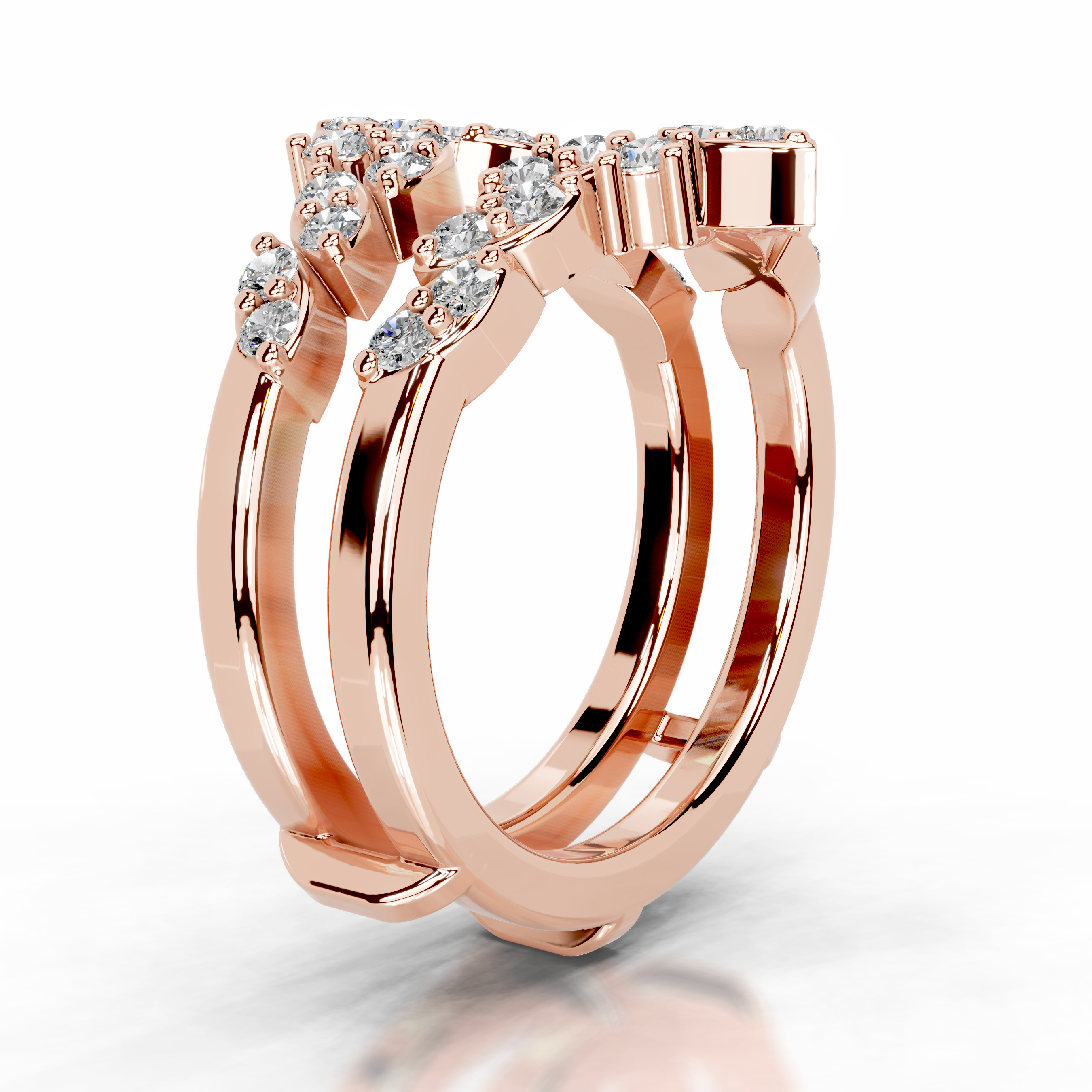 Nikita Lab Grown Diamond Wedding Ring   (0.70 Carat) -14K Rose Gold