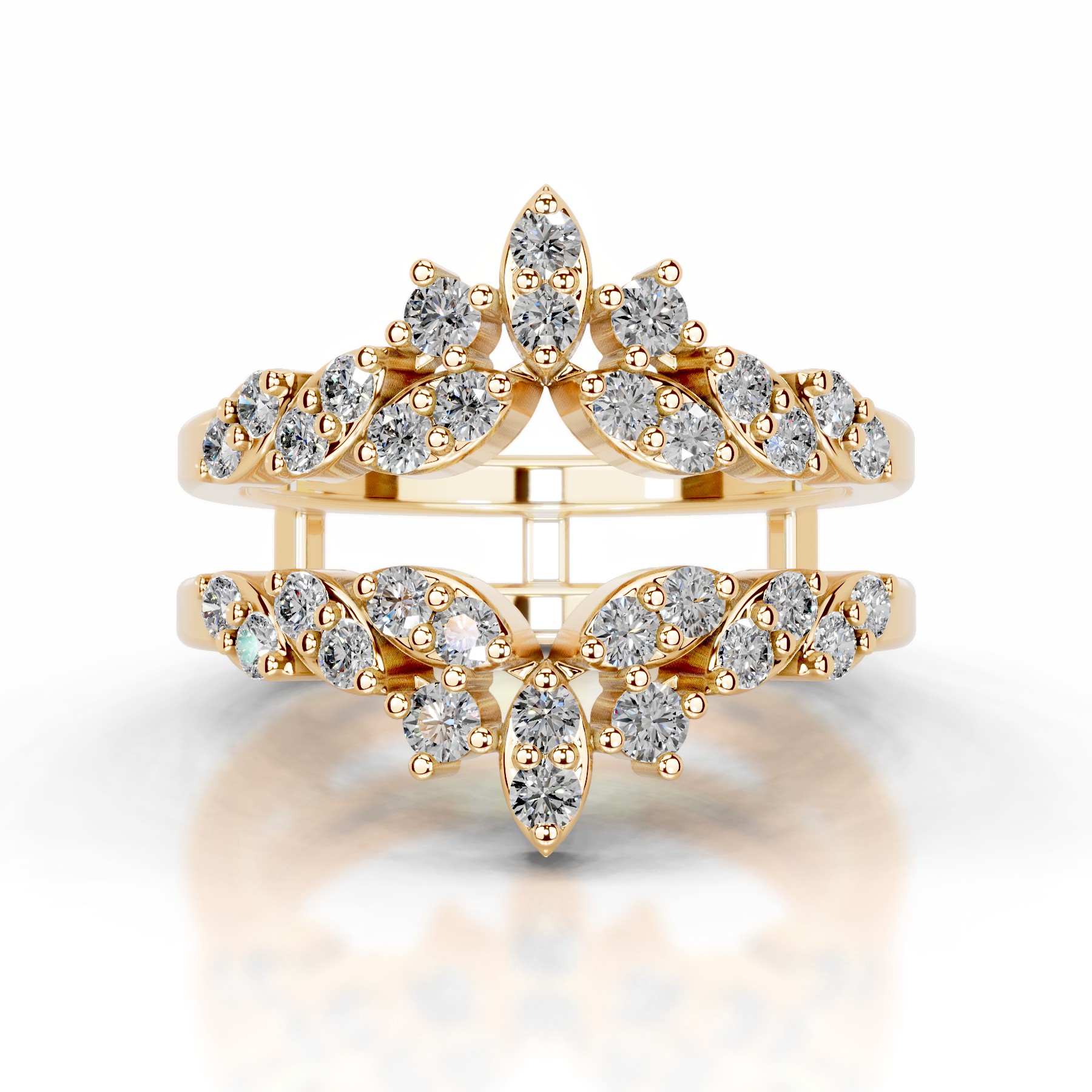 Nikita Diamond Wedding Ring   (0.70 Carat) -18K Yellow Gold
