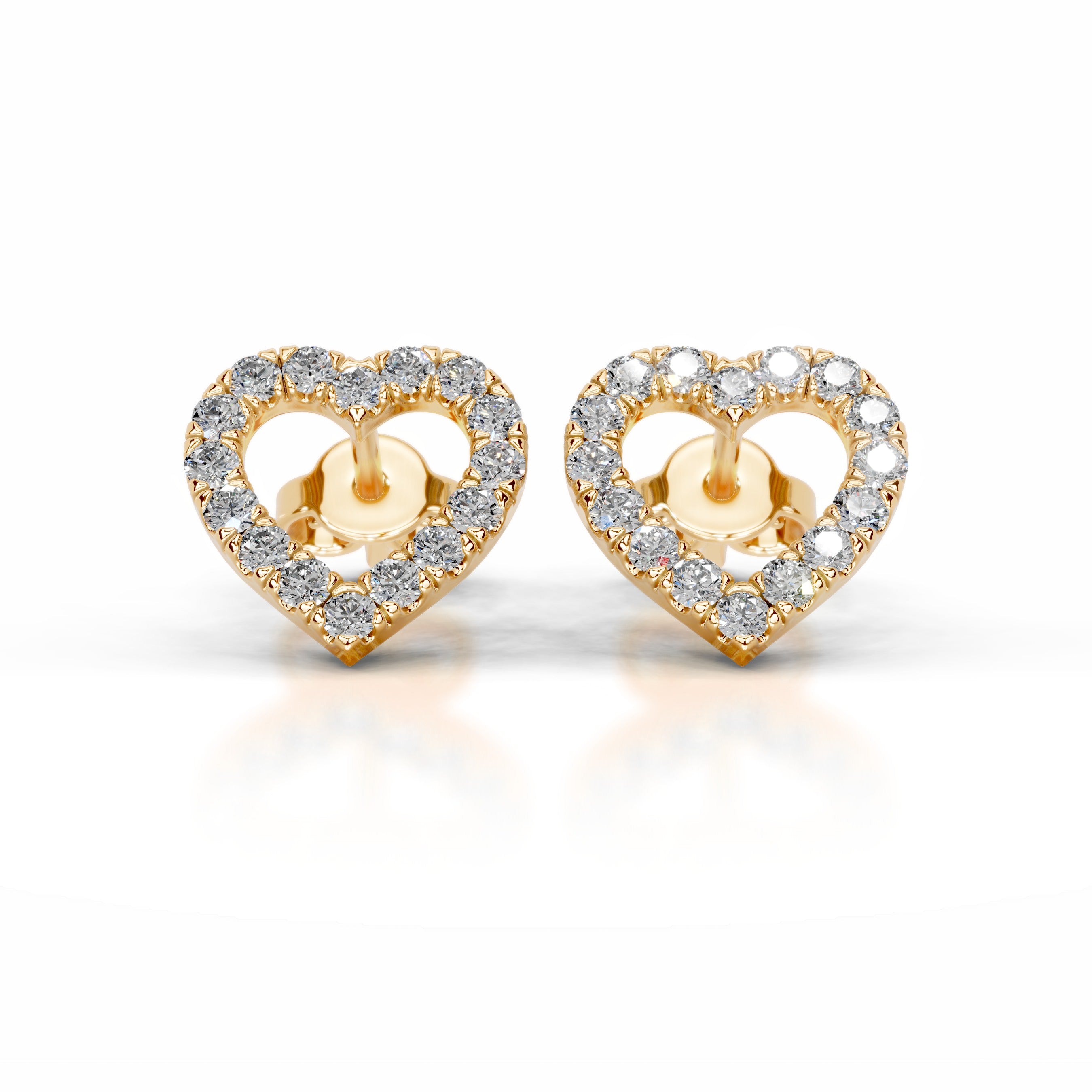 Linda Diamond Earrings - 18K Yellow Gold