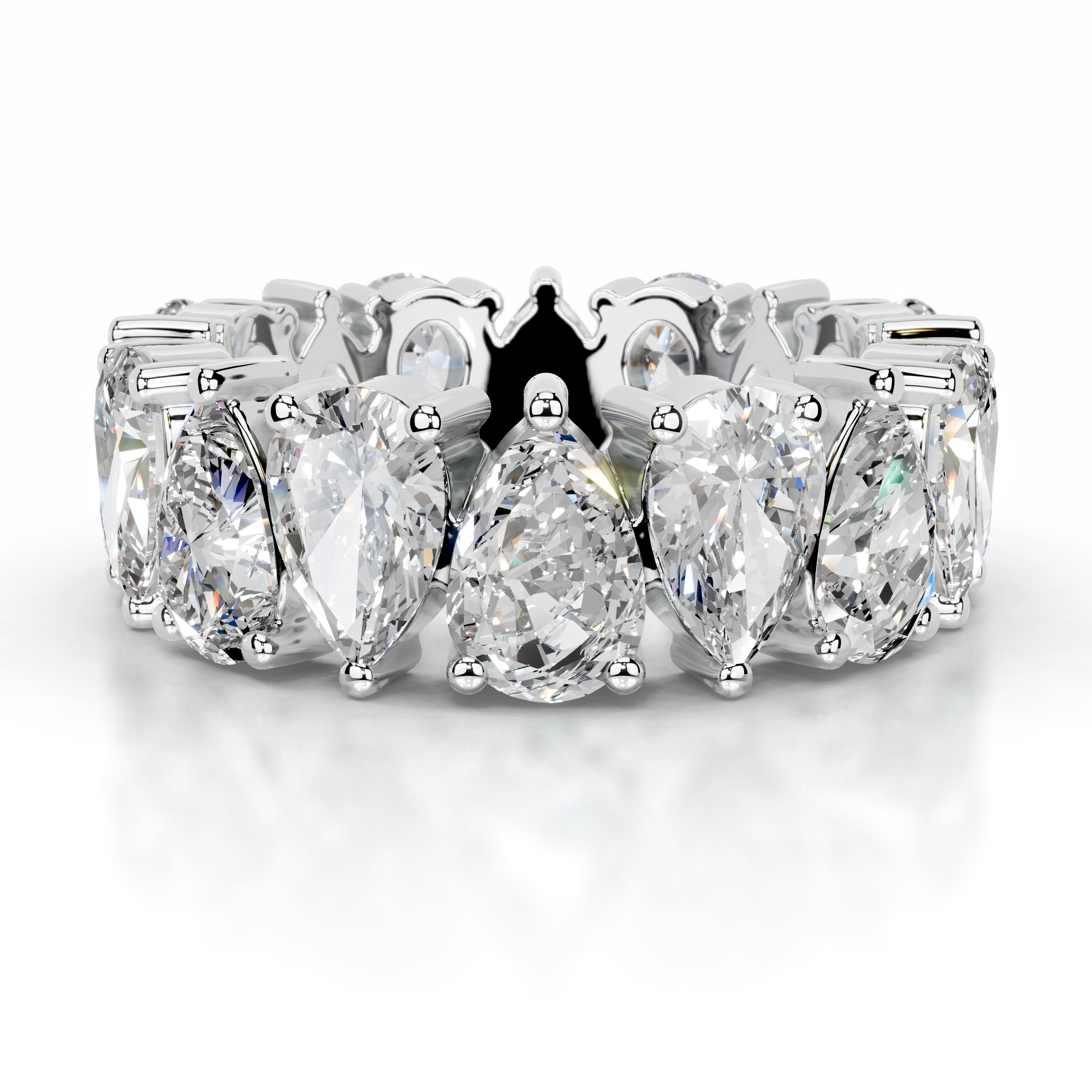 Sarah Diamond Wedding Ring (6 Carat) -14K White Gold