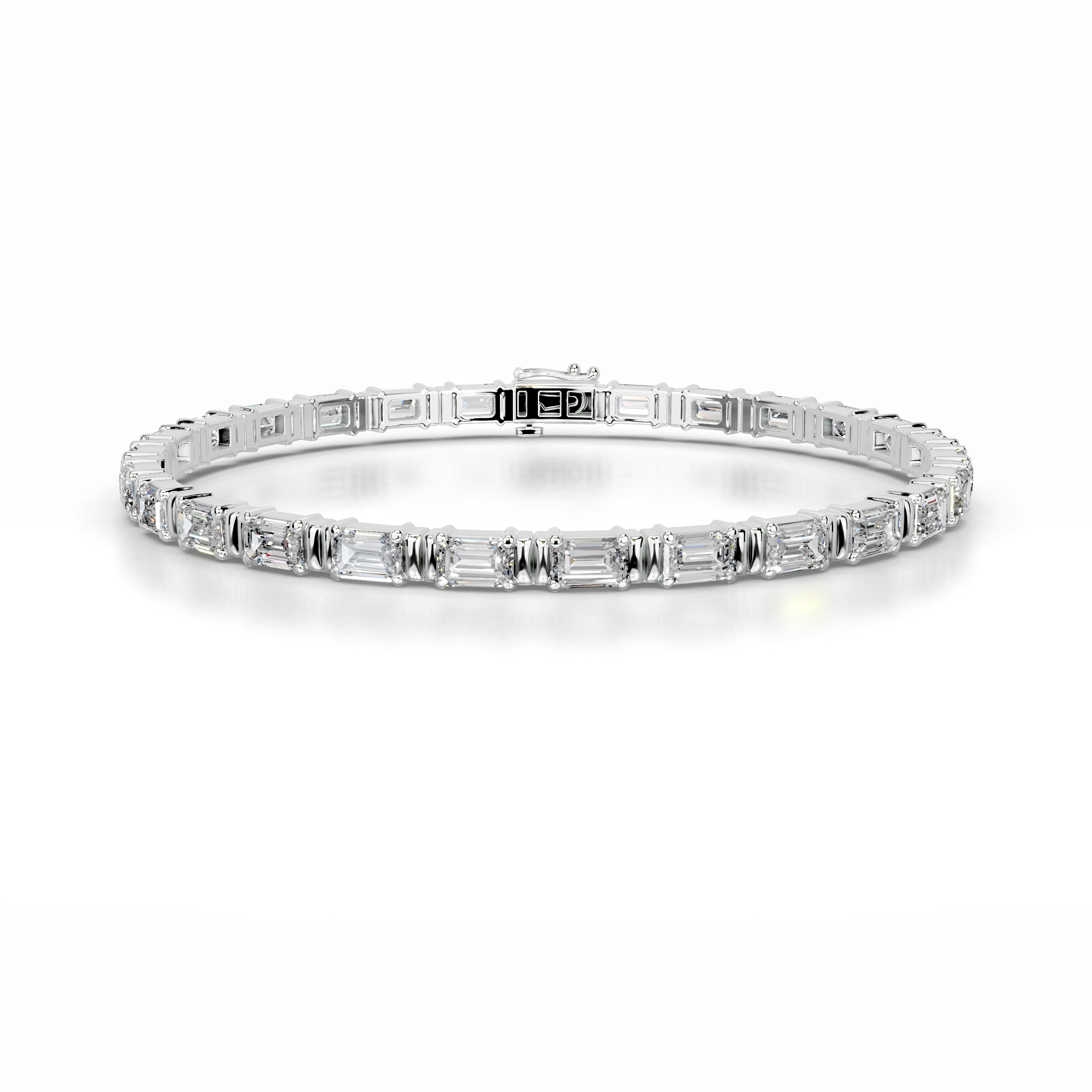 Severine Lab Grown Diamond Tennis Bracelet (13 Carat) -18K White Gold