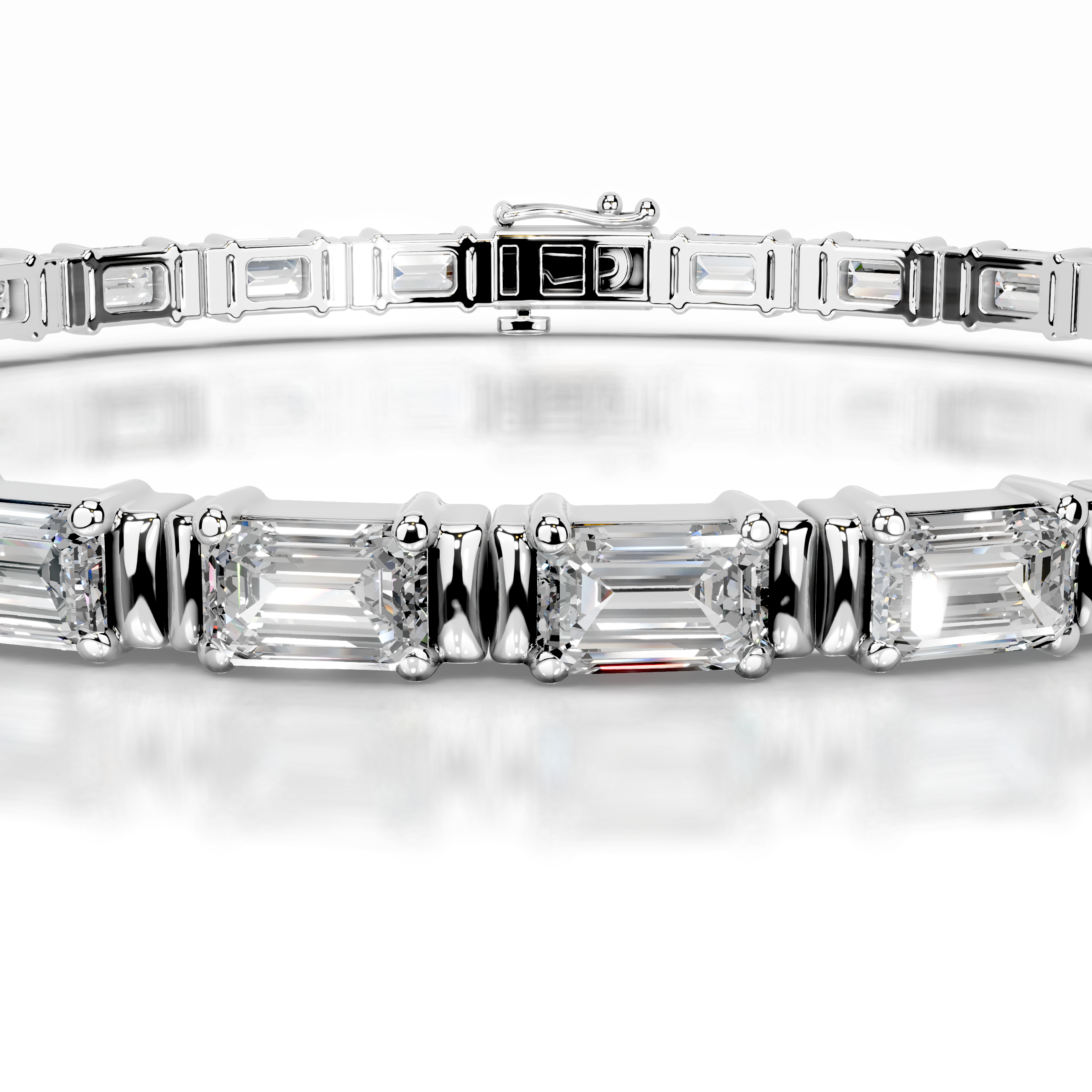 Severine Diamond Tennis Bracelet (13 Carat) -14K White Gold
