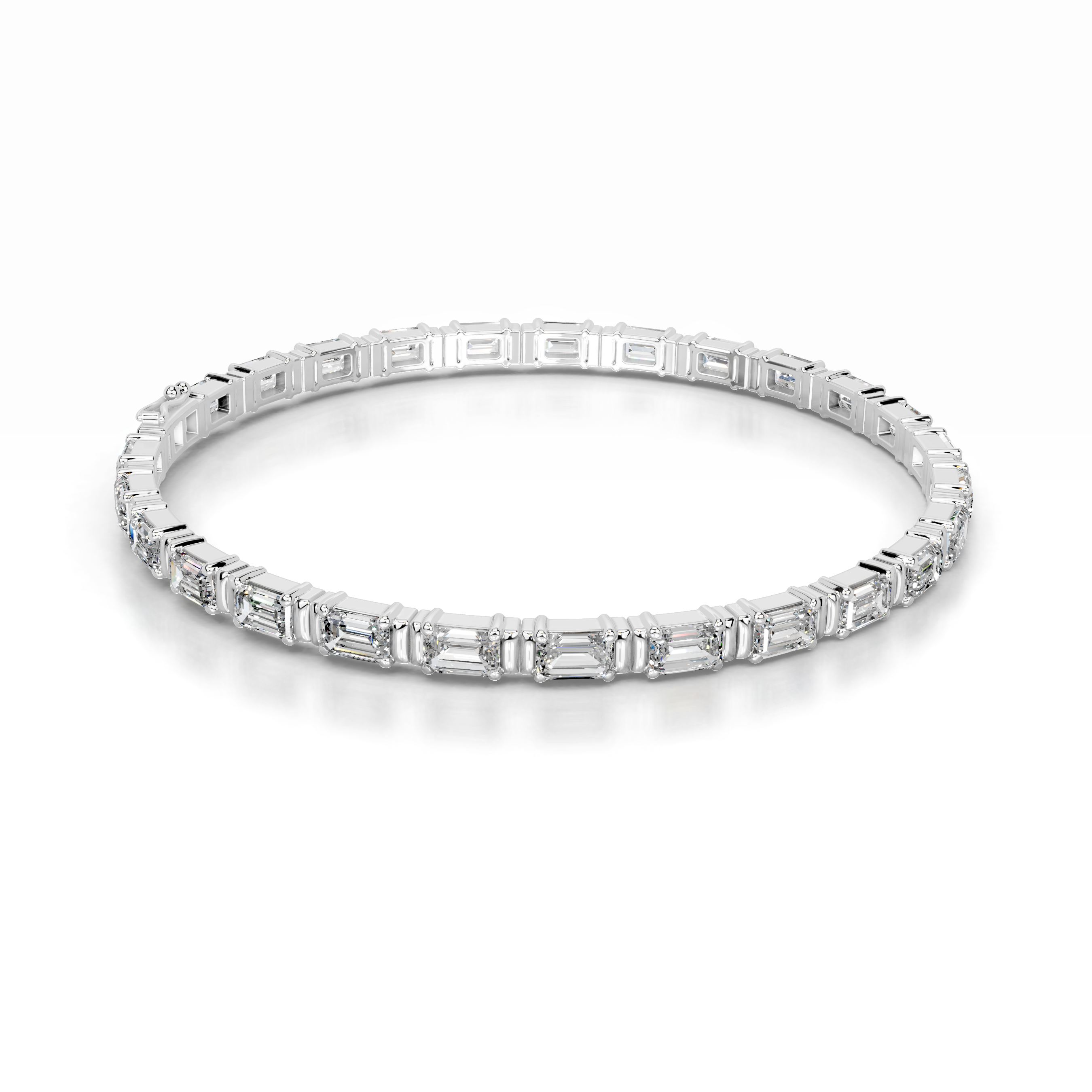Severine Lab Grown Diamond Tennis Bracelet (13 Carat) -14K White Gold