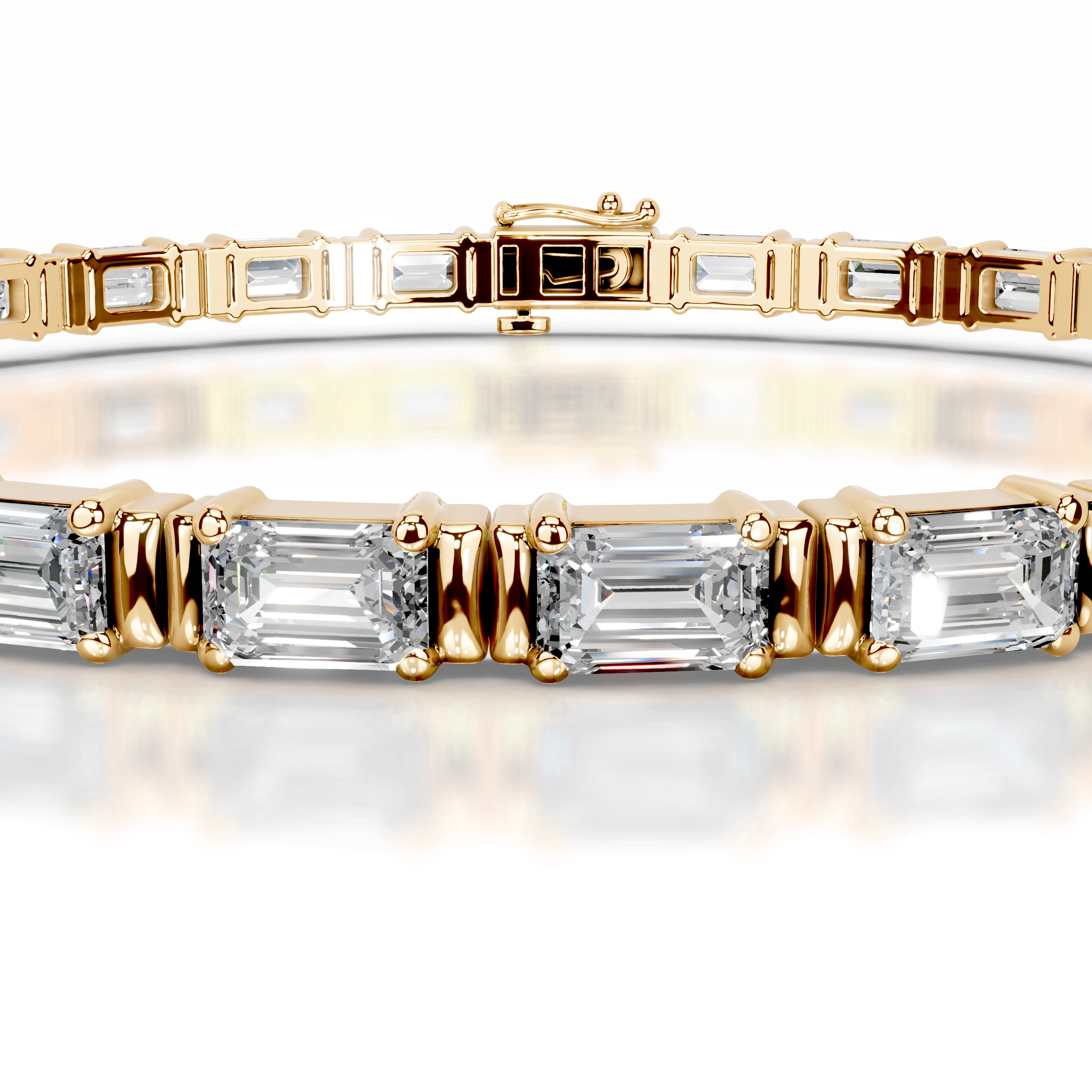 Severine Diamond Tennis Bracelet (13 Carat) -18K Yellow Gold