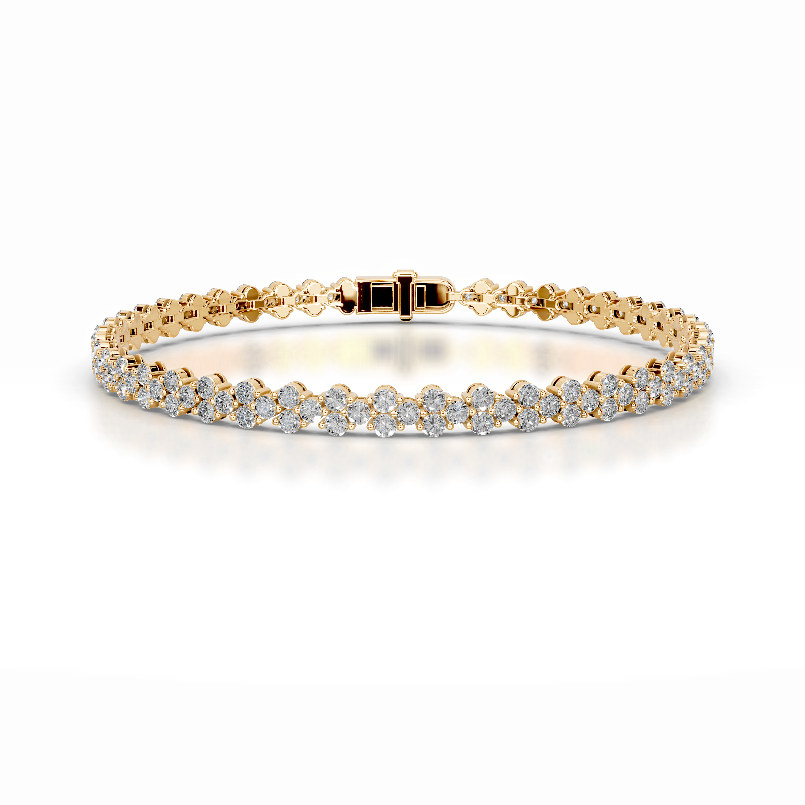Shirley Diamond Tennis Bracelet (7.5 Carat) -18K Yellow Gold