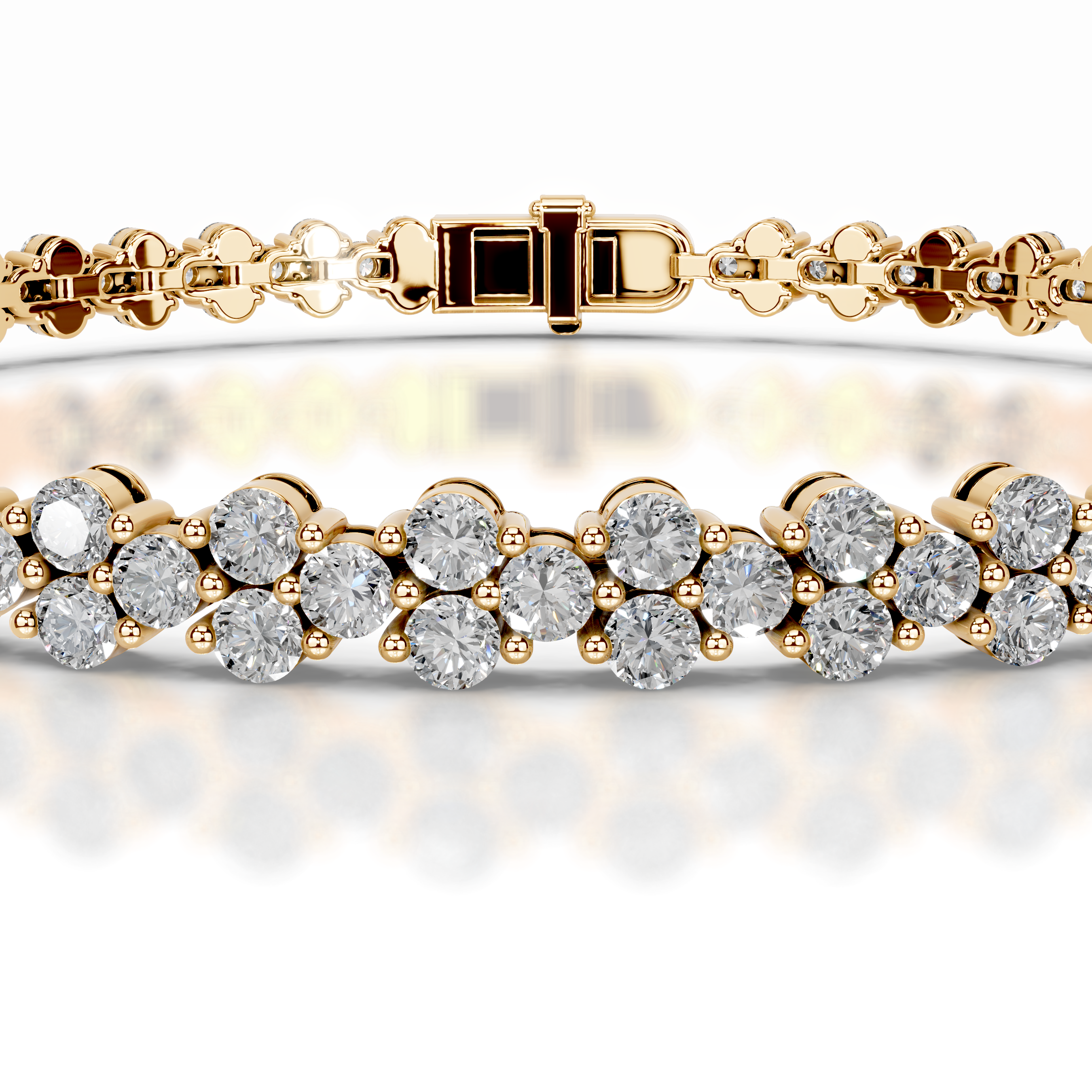 Shirley Diamond Tennis Bracelet (7.5 Carat) -18K Yellow Gold