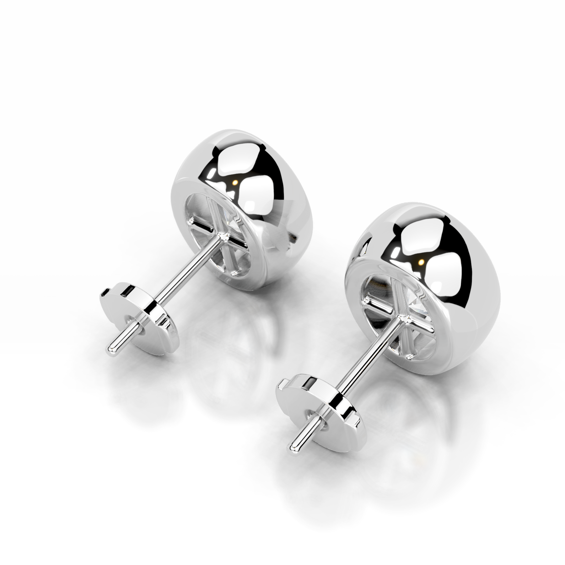 Janice Lab Grown Diamond Earrings (3 Carat) -14K White Gold (RTS)