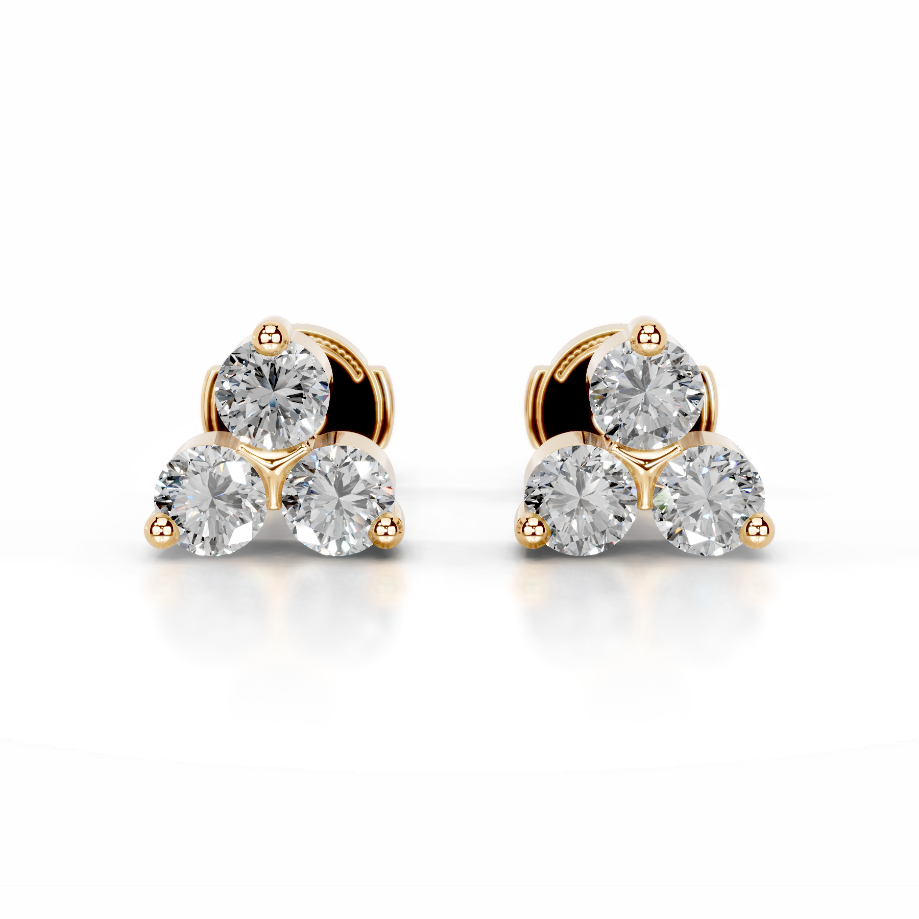 西城秀樹　Golden Earrings Vintage Pearl Stud Earrings – Viviane Guenoun