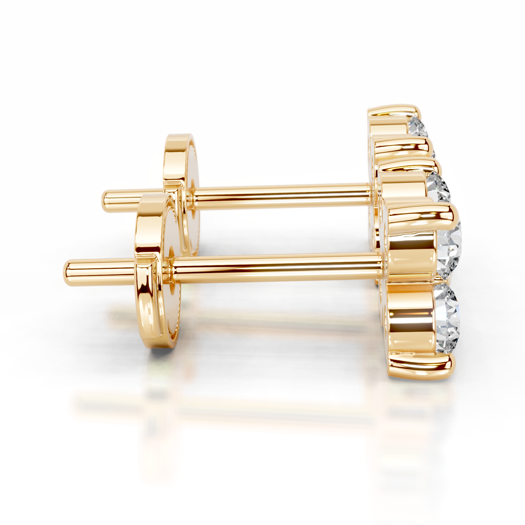 Aurelia Diamond Studs Earrings (0.40 Carat) -18K Yellow Gold