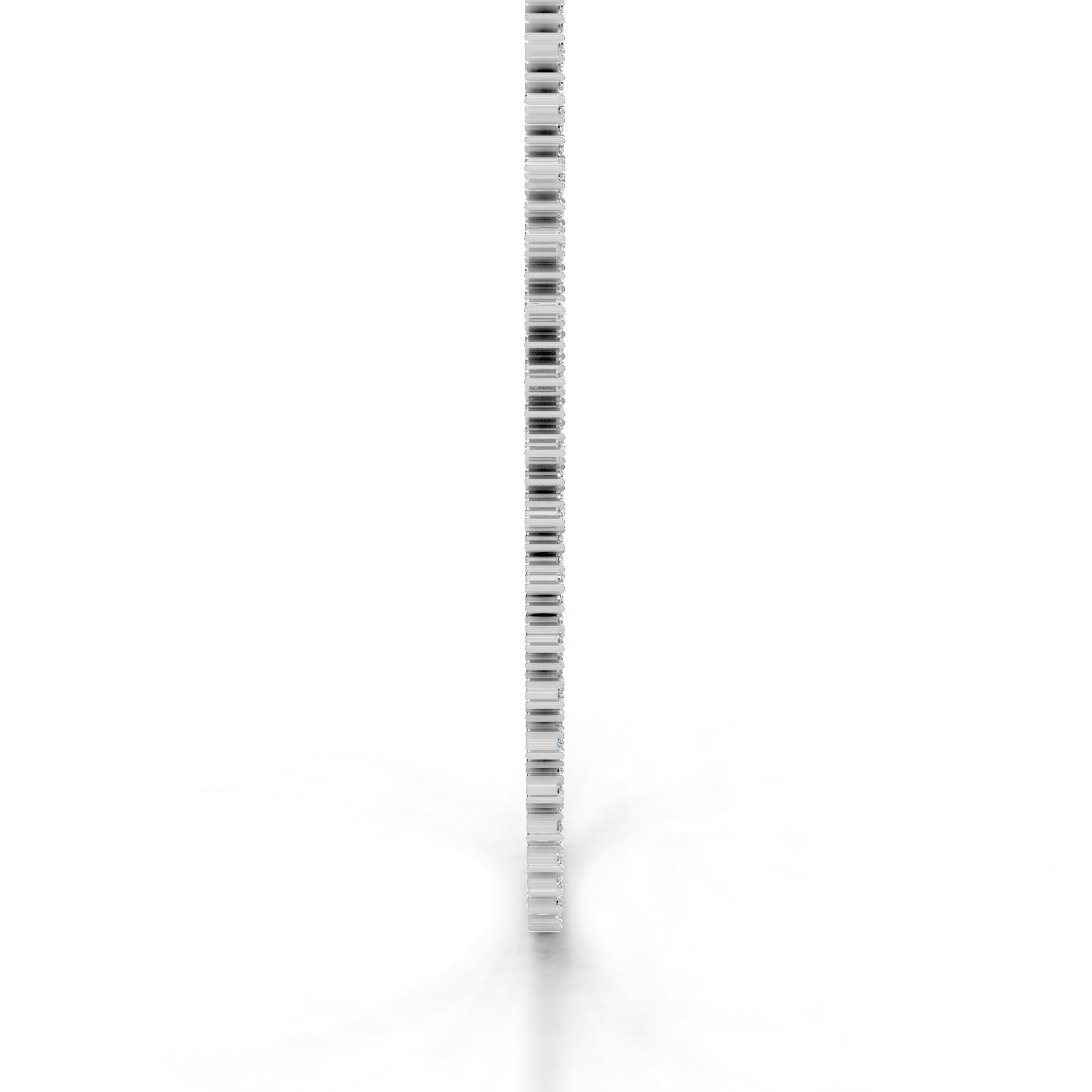 Astrid Diamond Tennis Collier (11 Carat) -14K White Gold