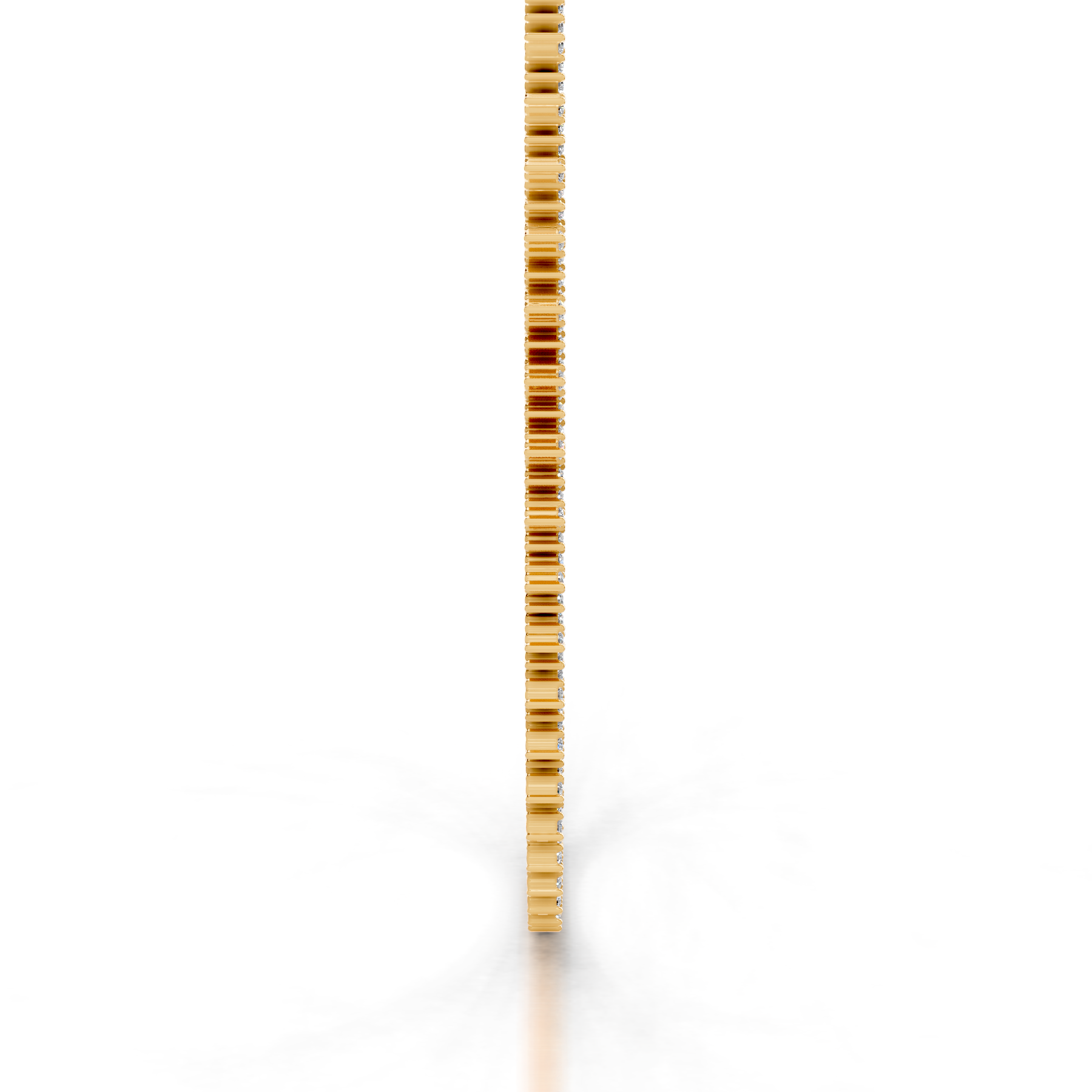 Astrid Diamond Tennis Collier (11 Carat) -18K Yellow Gold