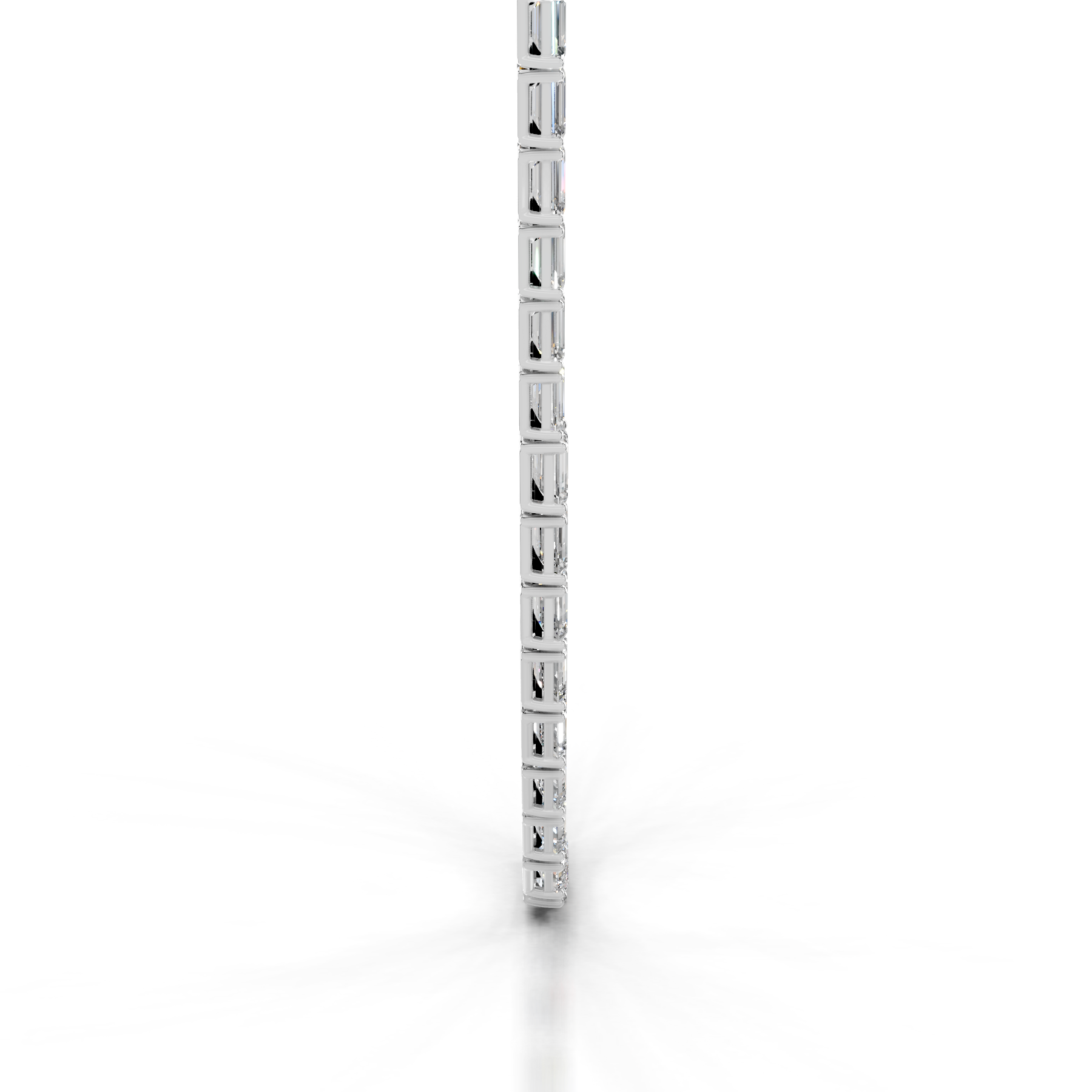 Athena Diamond Tennis Collier (15 Carat) -14K White Gold