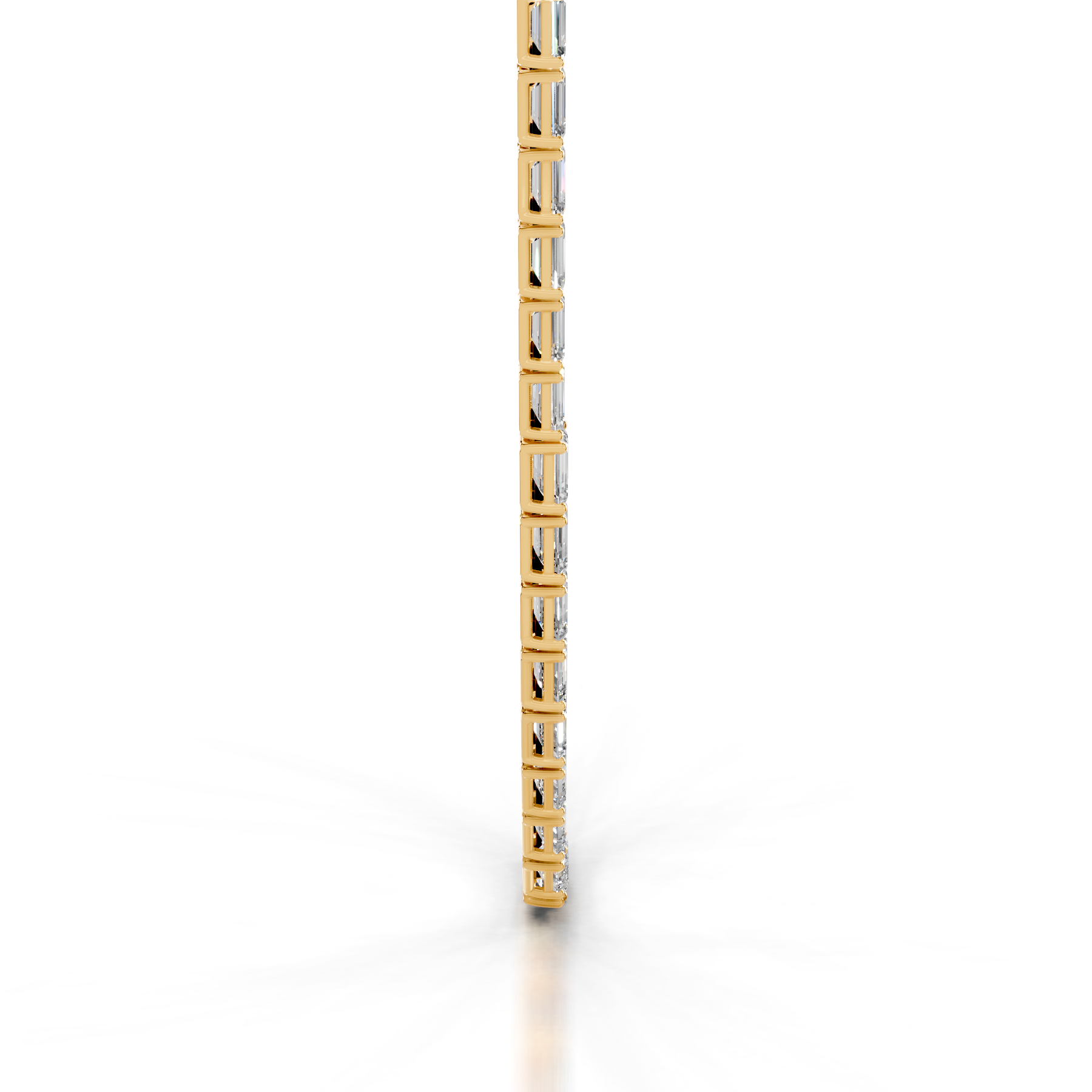 Athena Diamond Tennis Collier (15 Carat) -18K Yellow Gold