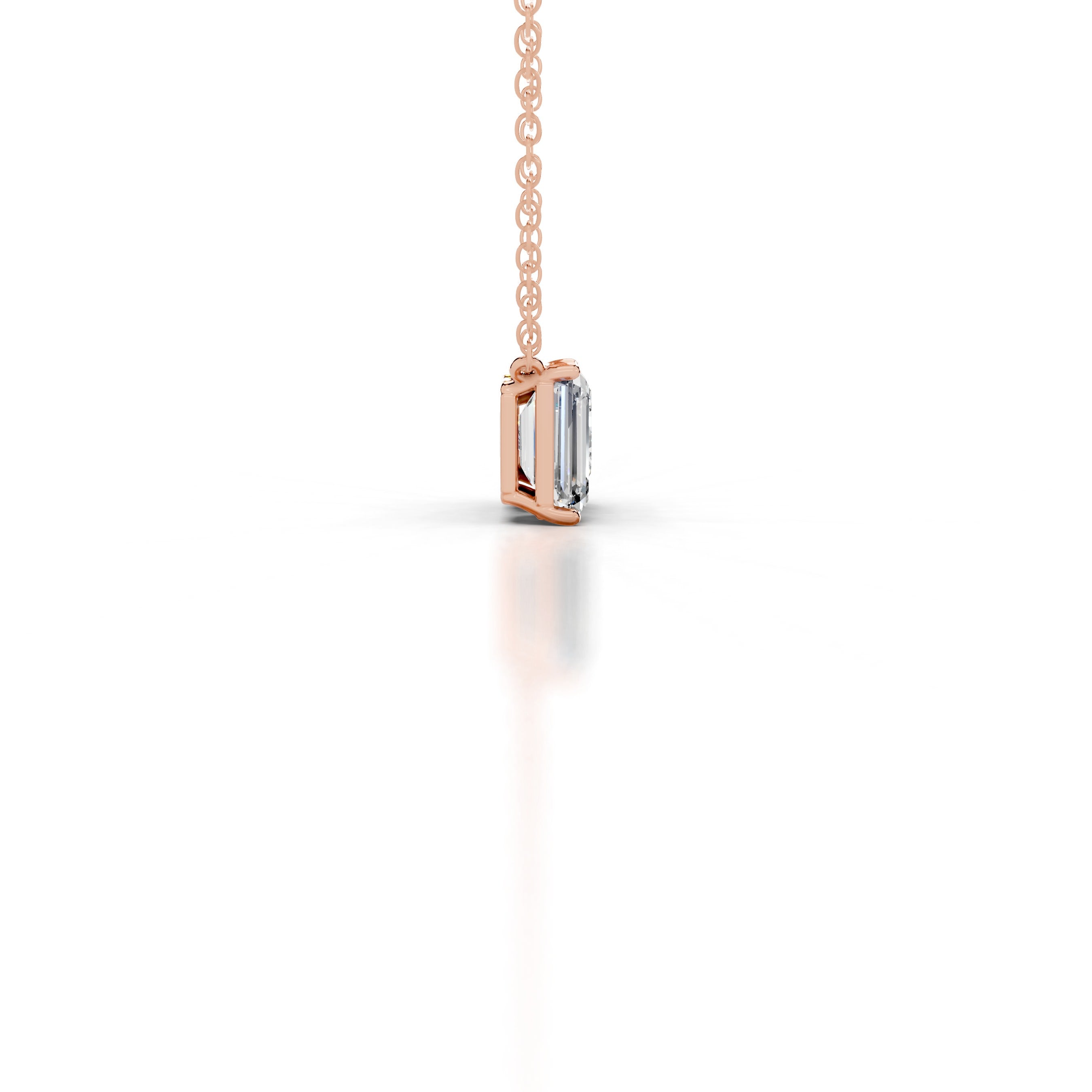 Sloane Lab Grown Diamond Pendant - 14K Rose Gold