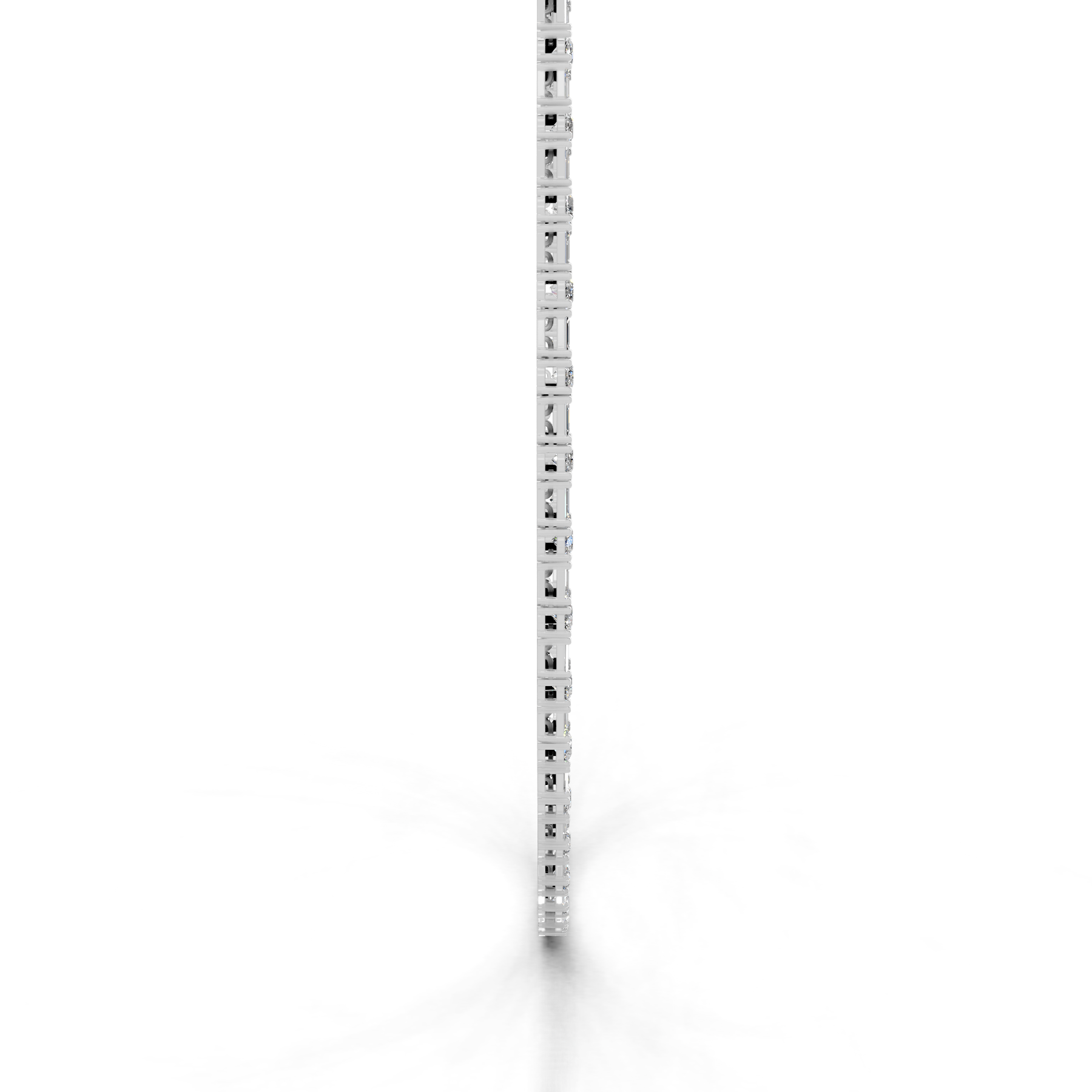 Isadora Lab Grown Diamond Tennis Collier (15 Carat) -14K White Gold