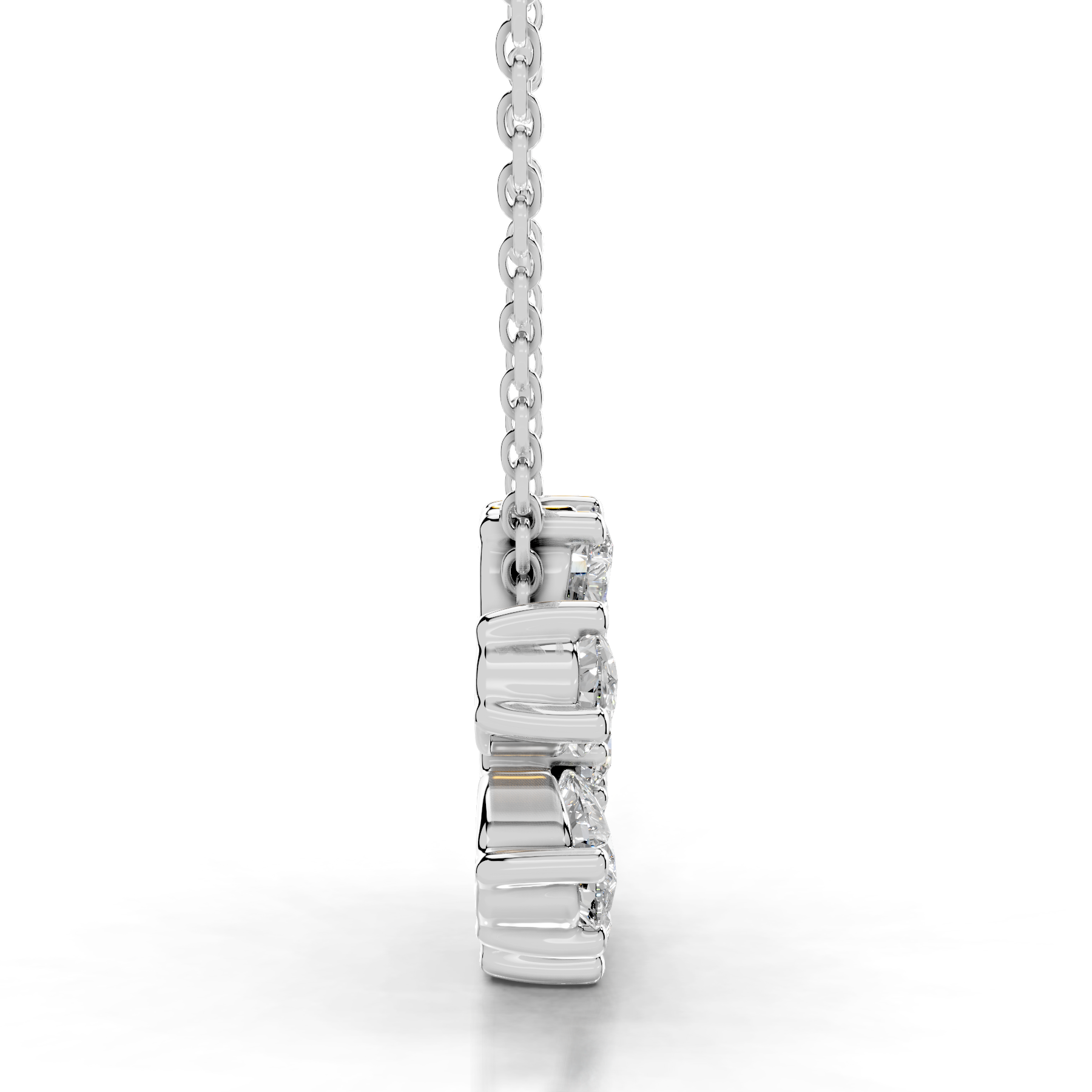Nova Diamond Pendant (1.70 Carat) -14K White Gold