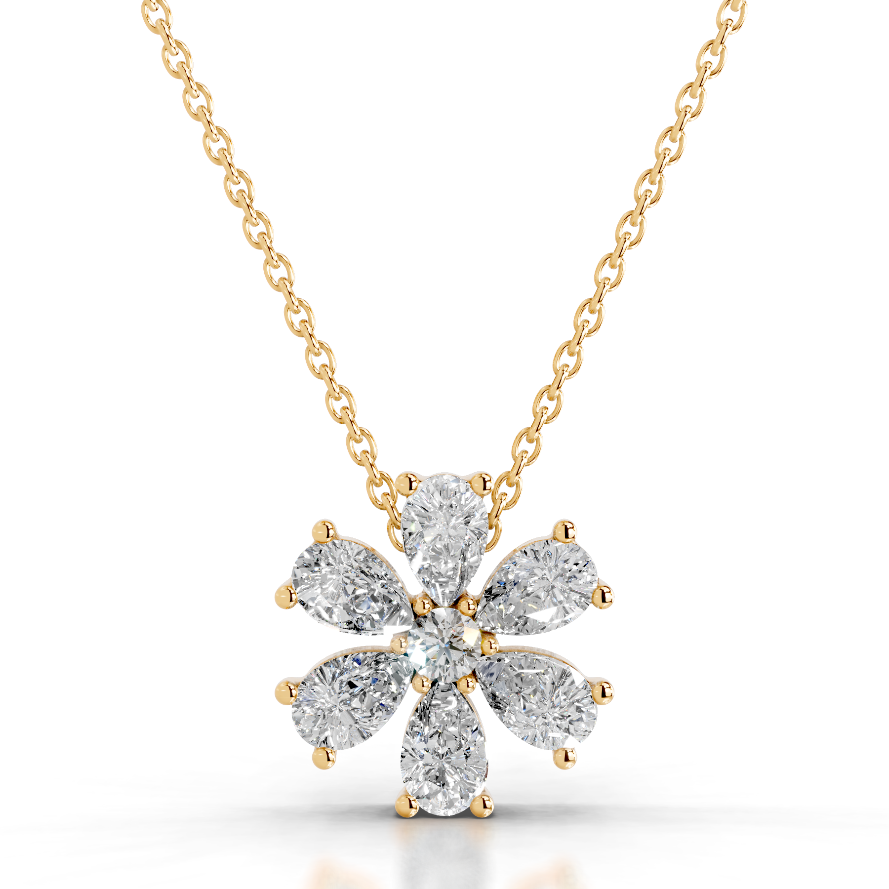 Nova Diamond Pendant (1.70 Carat) -18K Yellow Gold
