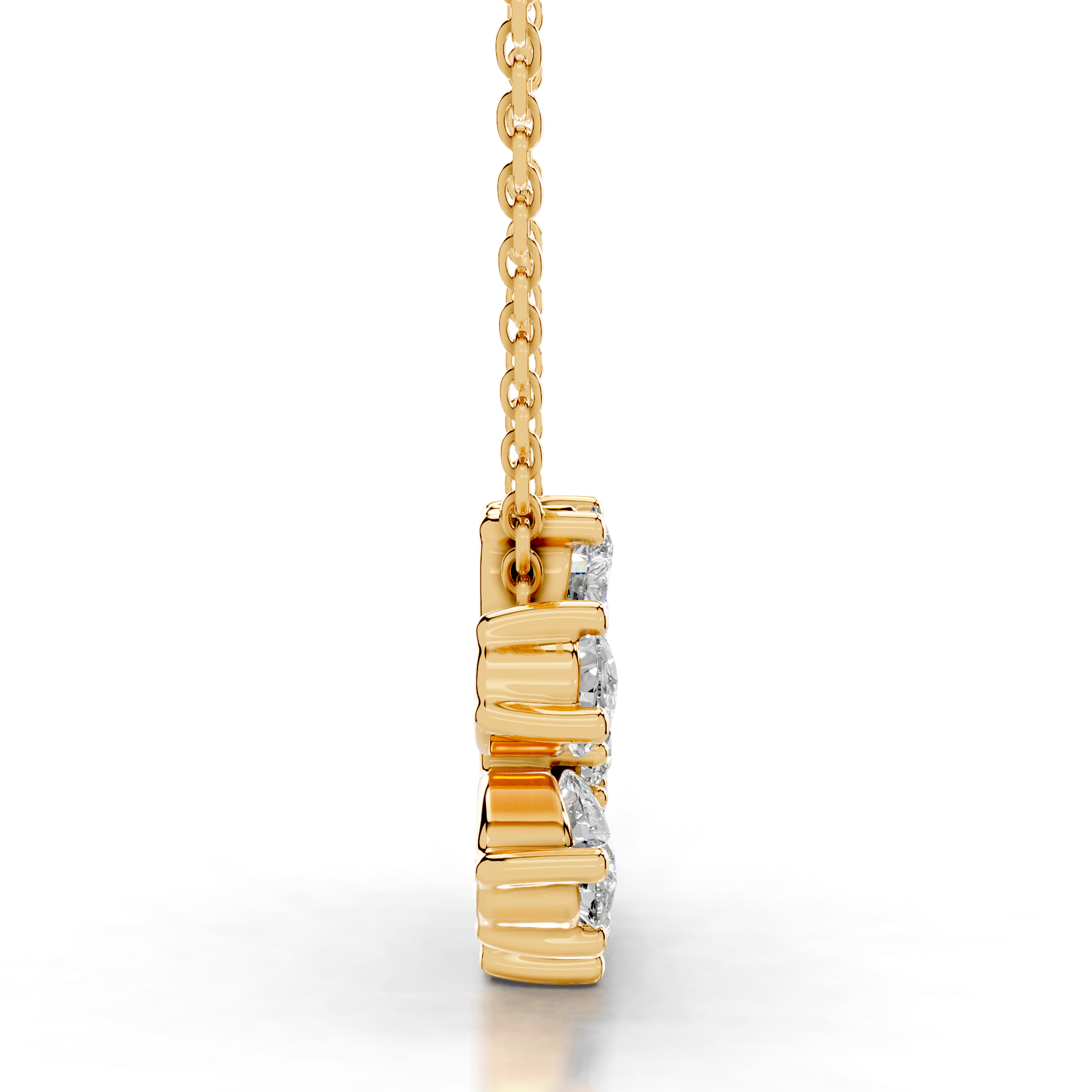 Nova Diamond Pendant (1.70 Carat) -18K Yellow Gold