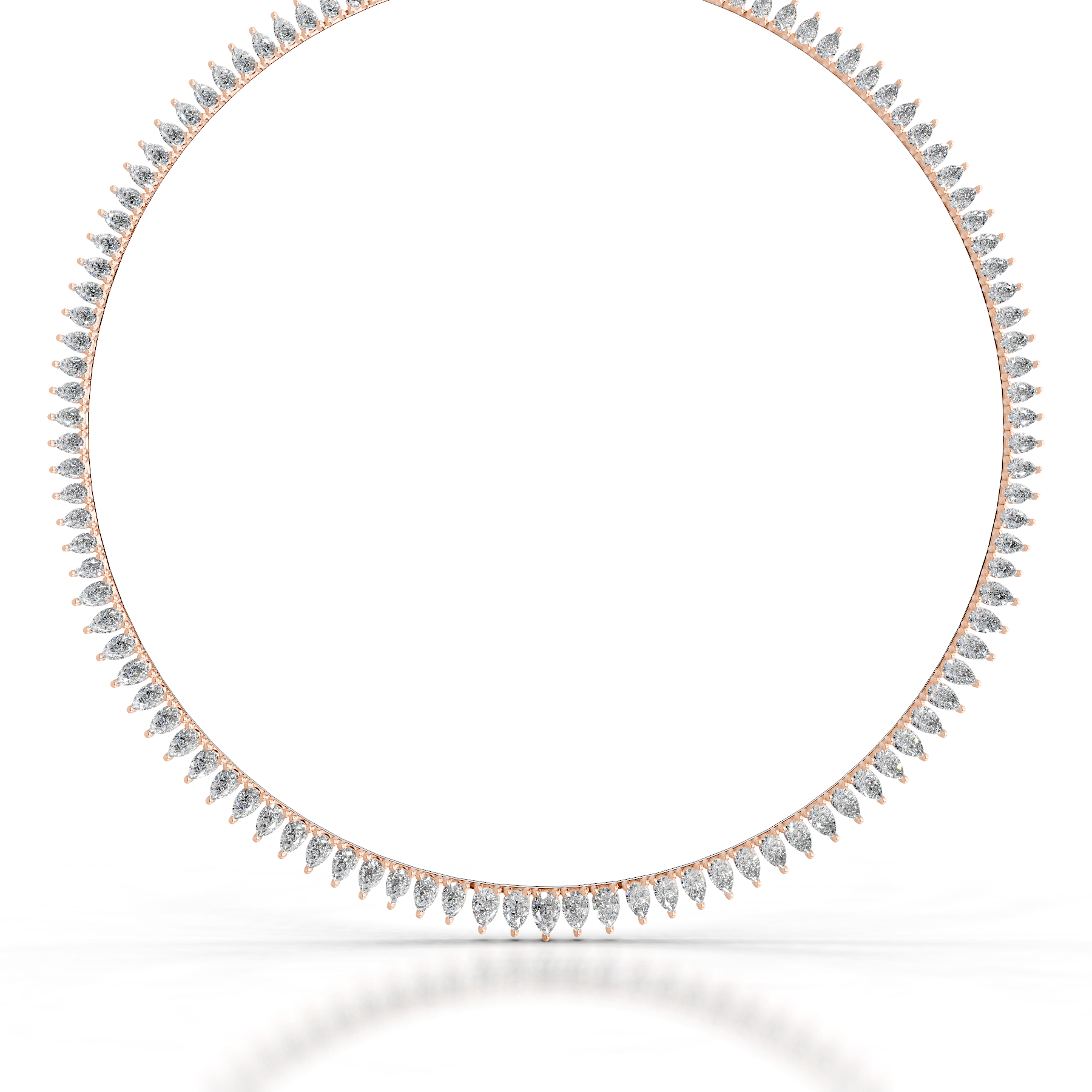 Ayanna Diamond Collier (15 Carat) -14K Rose Gold