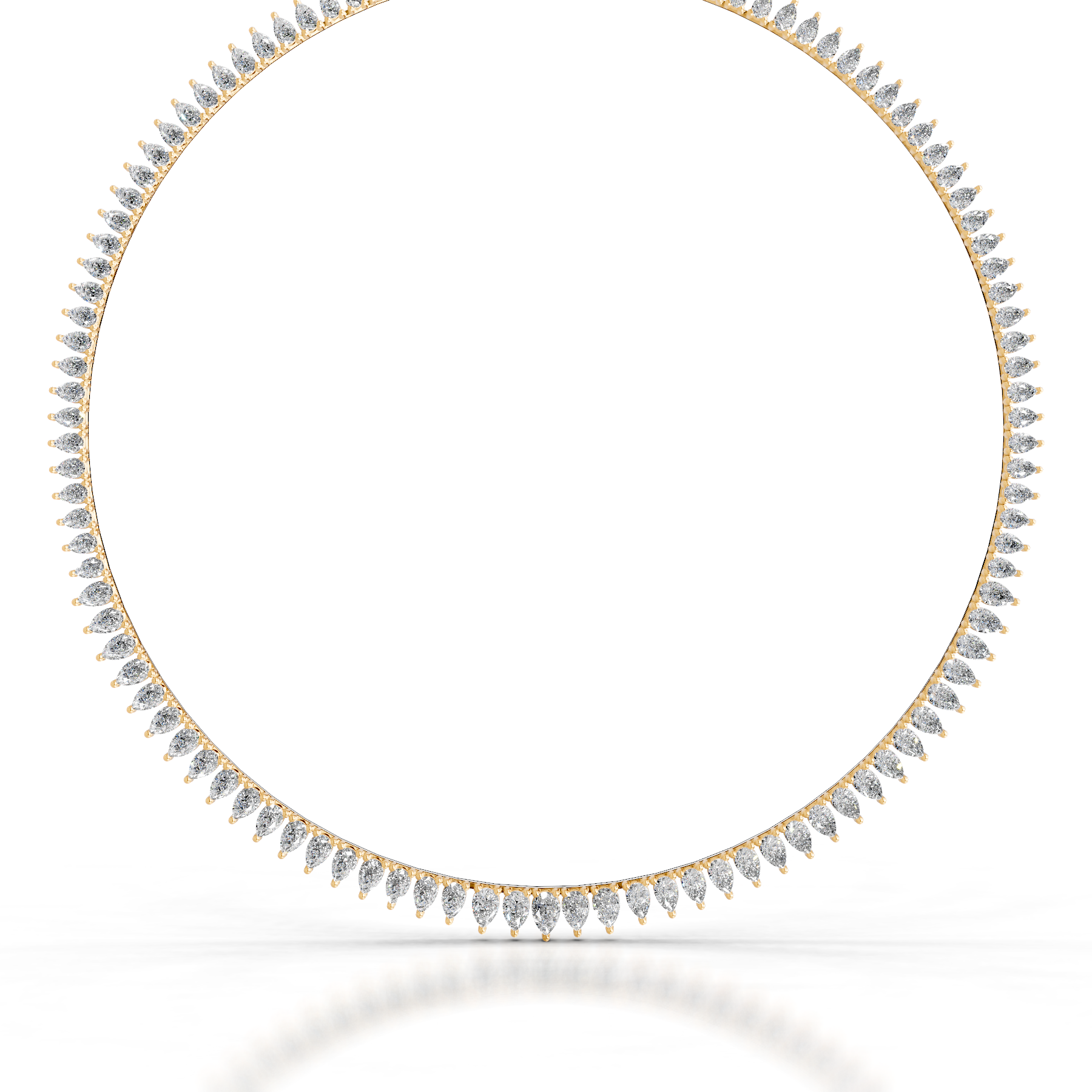 Ayanna Diamond Collier (15 Carat) -18K Yellow Gold