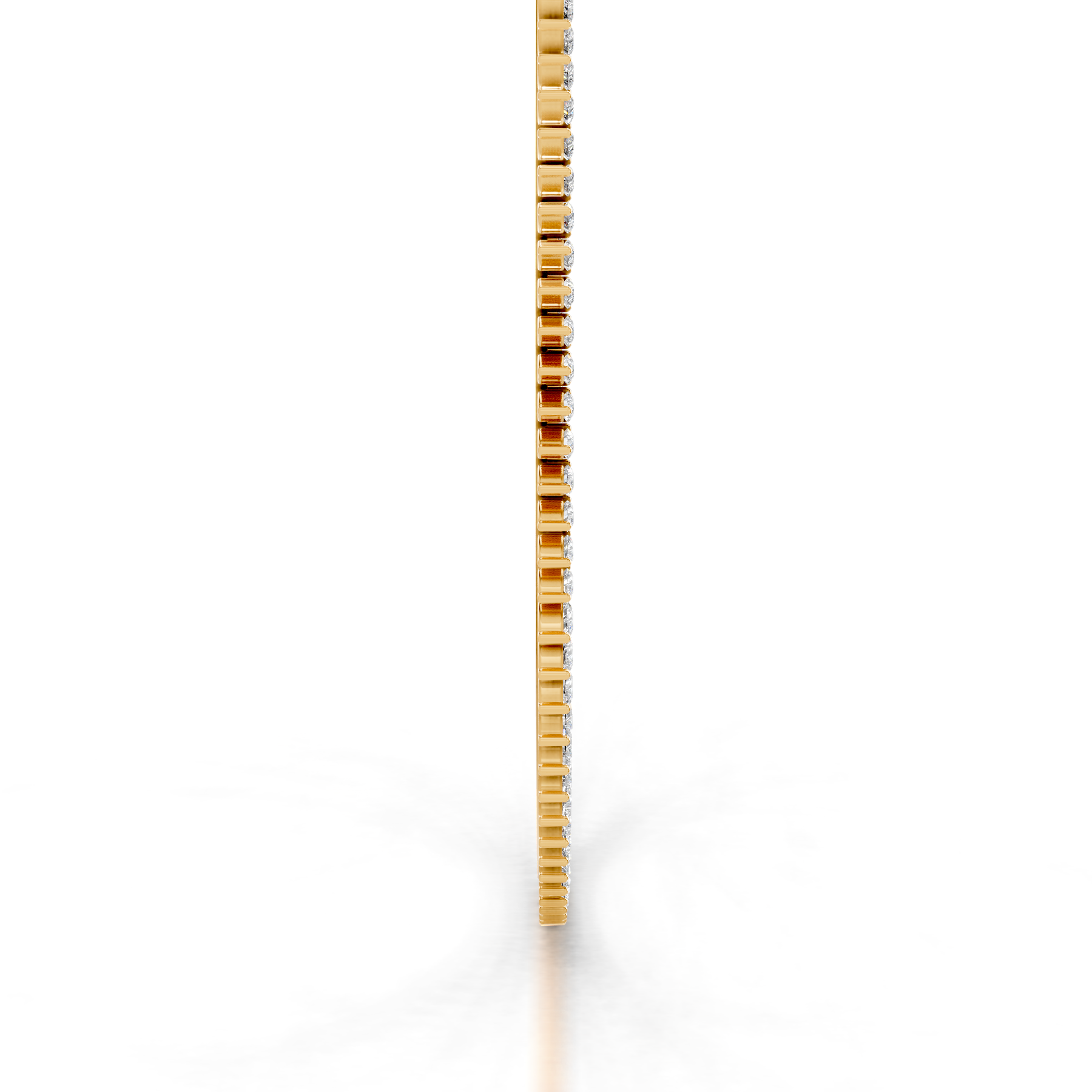 Ayanna Lab Grown Diamond Collier (15 Carat) -18K Yellow Gold