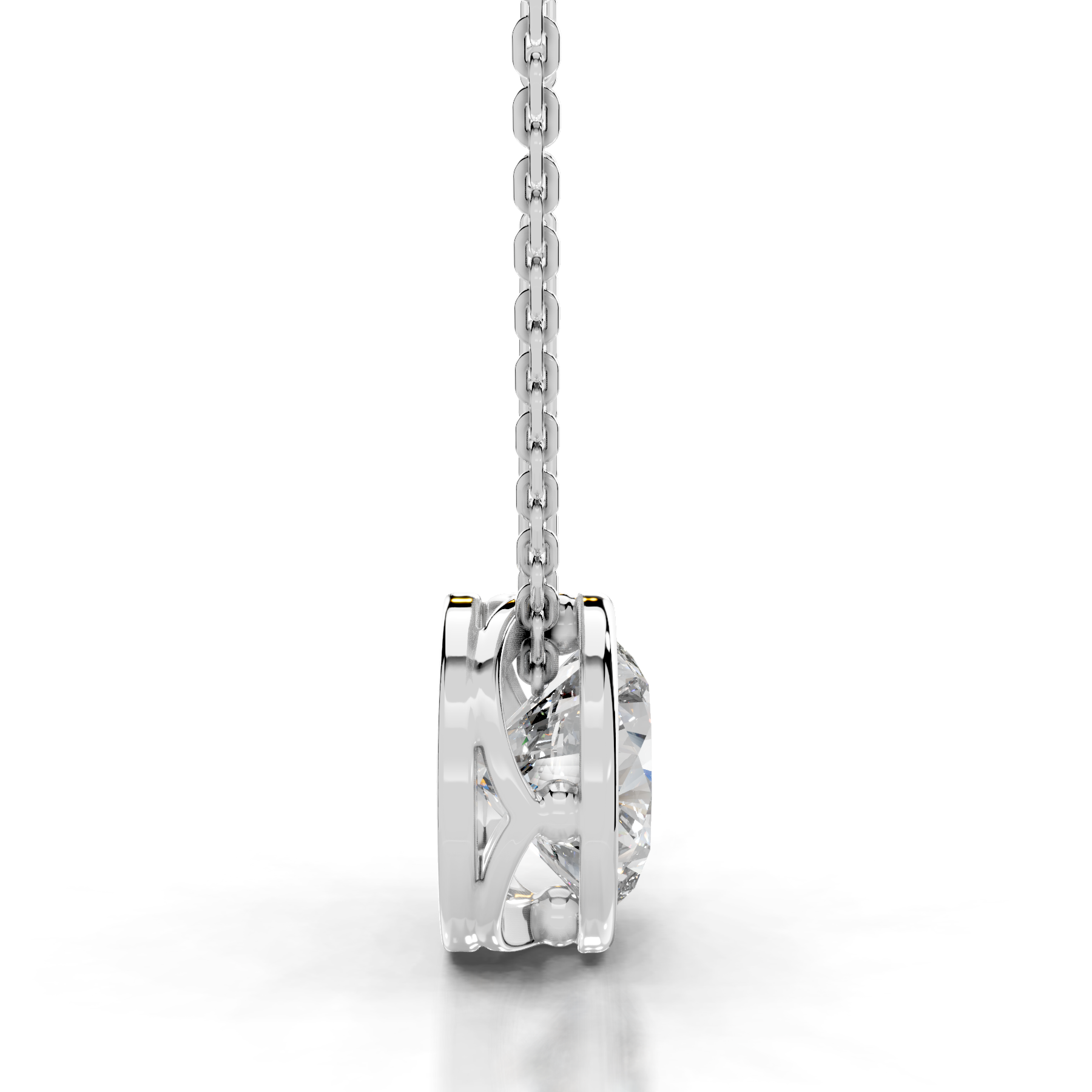 Beyonce Diamond Pendant (2 Carat) -14K White Gold