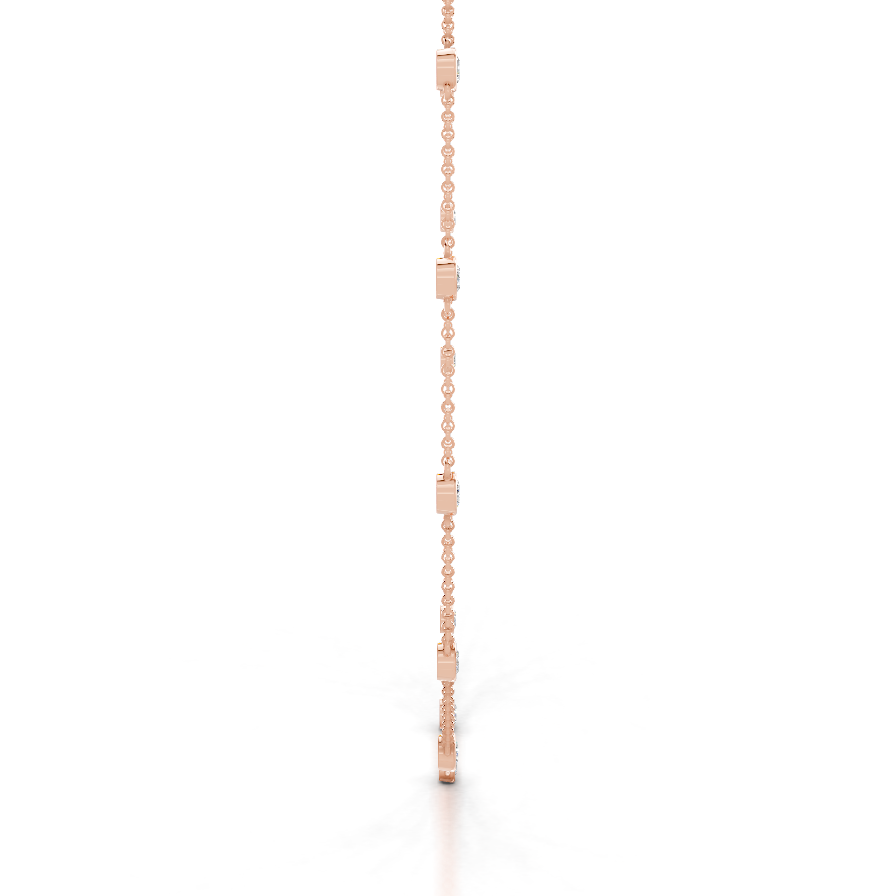 Tamira Diamond Collier (3 Carat) -14K Rose Gold