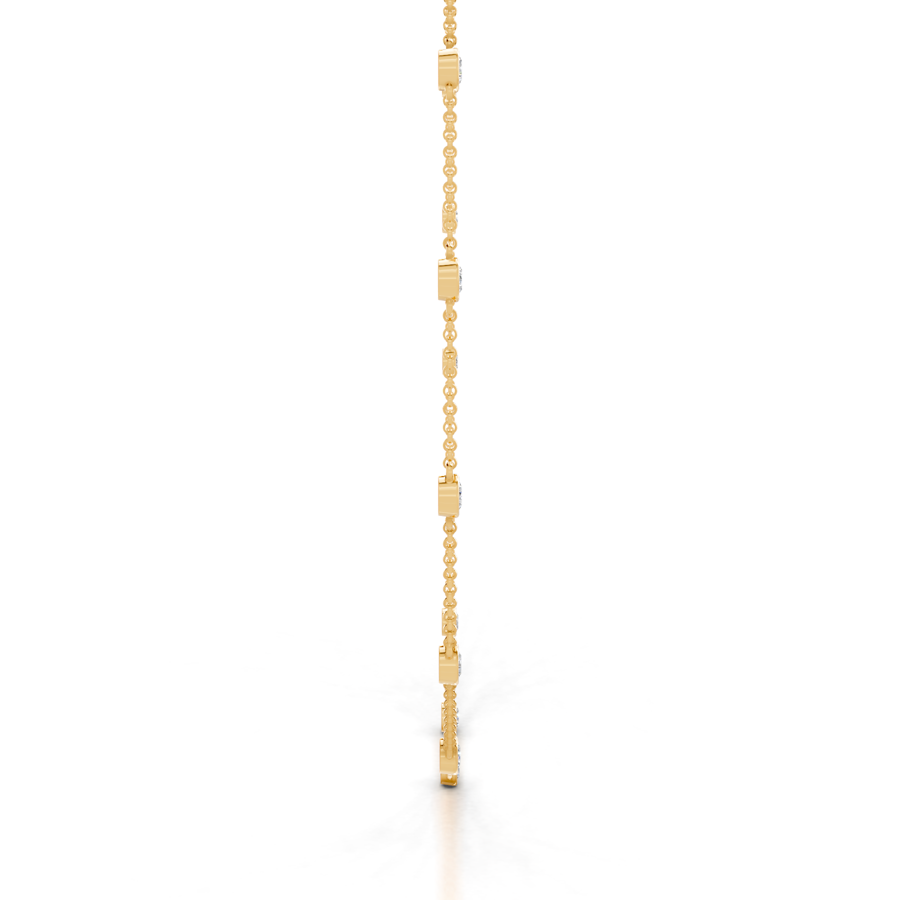 Tamira Diamond Collier (3 Carat) -18K Yellow Gold