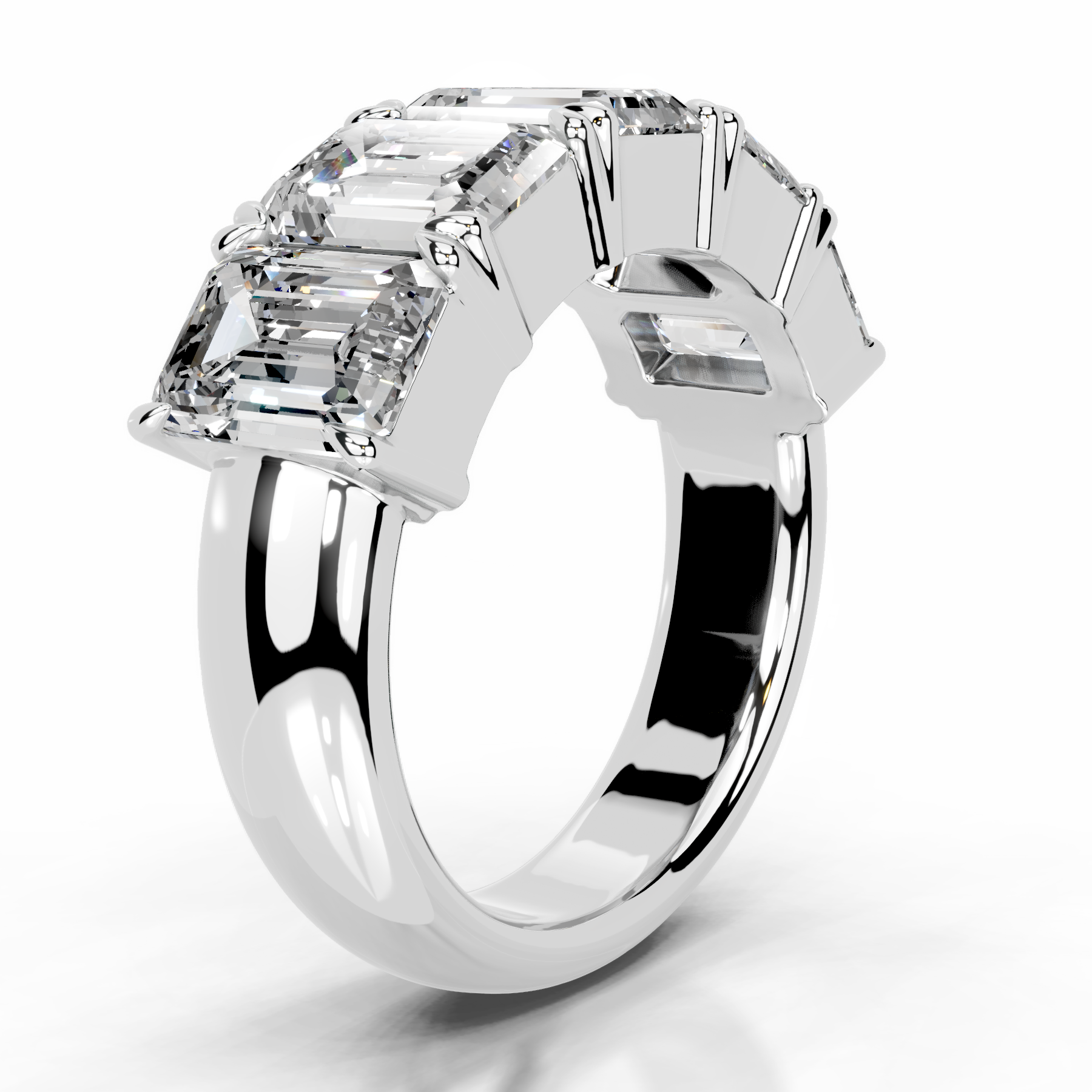 Shandra Diamond Wedding Ring (2.5 Carat) -14K White Gold
