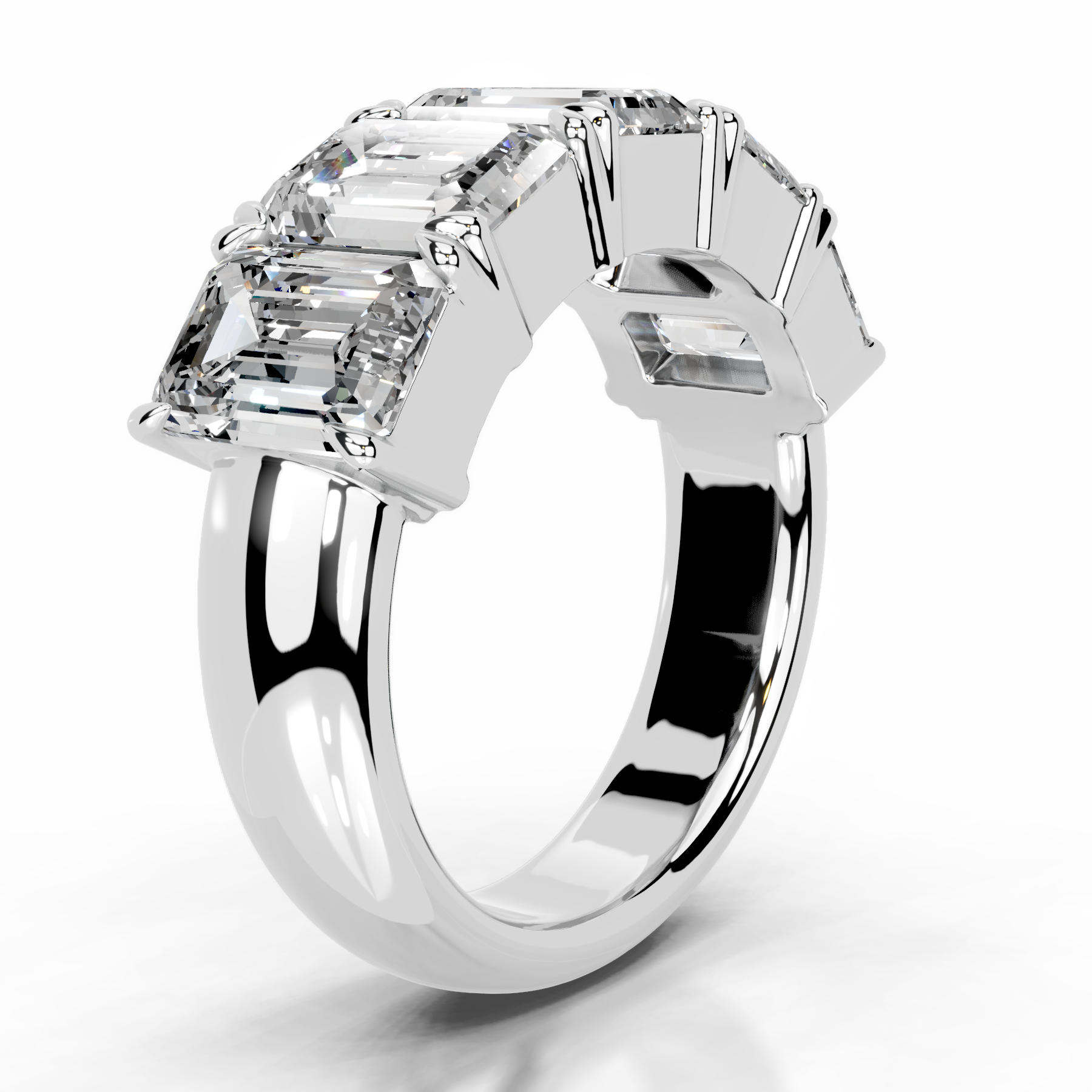 Shandra Diamond Wedding Ring   (2.5 Carat) -14K White Gold