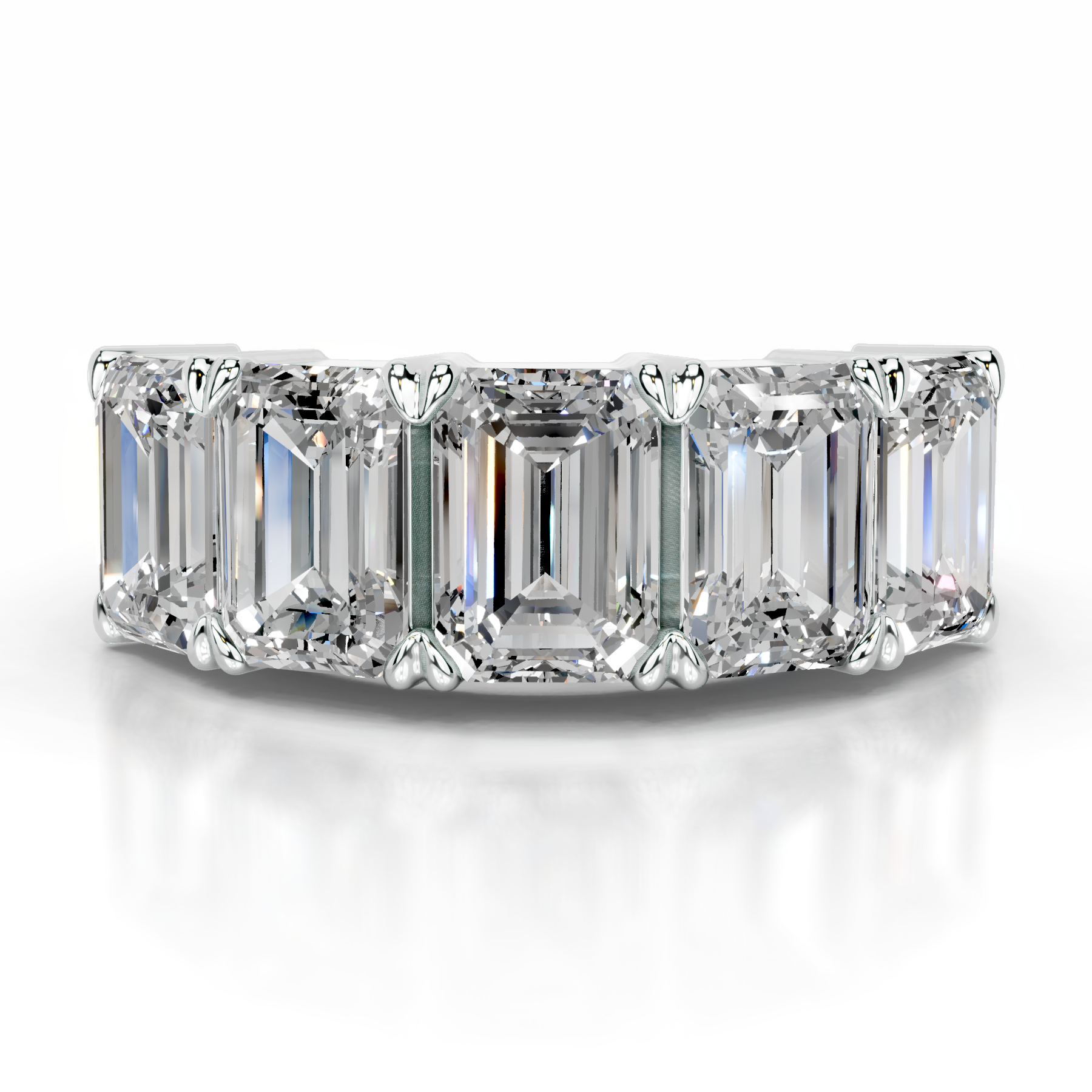 Shandra Diamond Wedding Ring (2.5 Carat) -14K White Gold