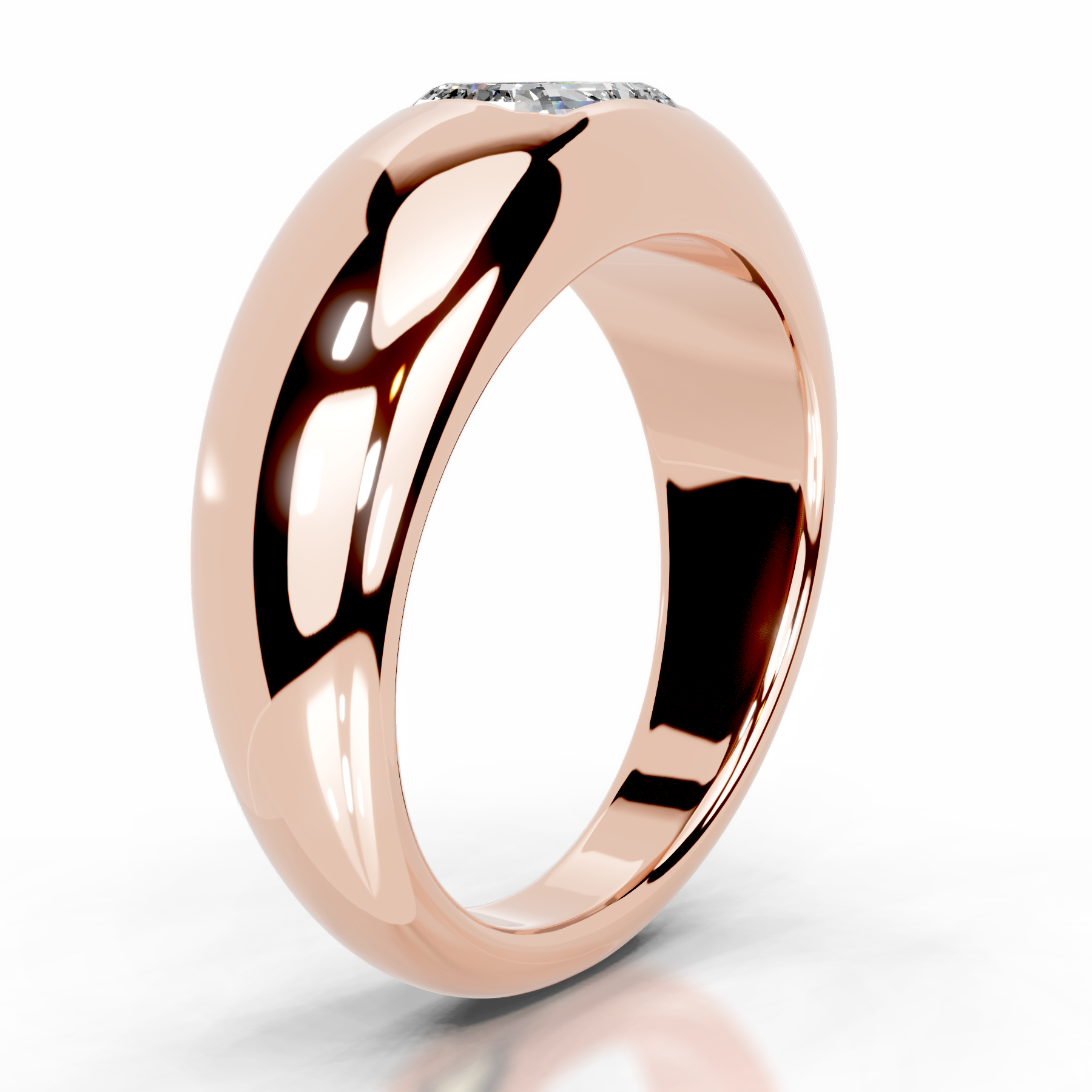 Amari Diamond Engagement Ring (1 Carat) -14K Rose Gold