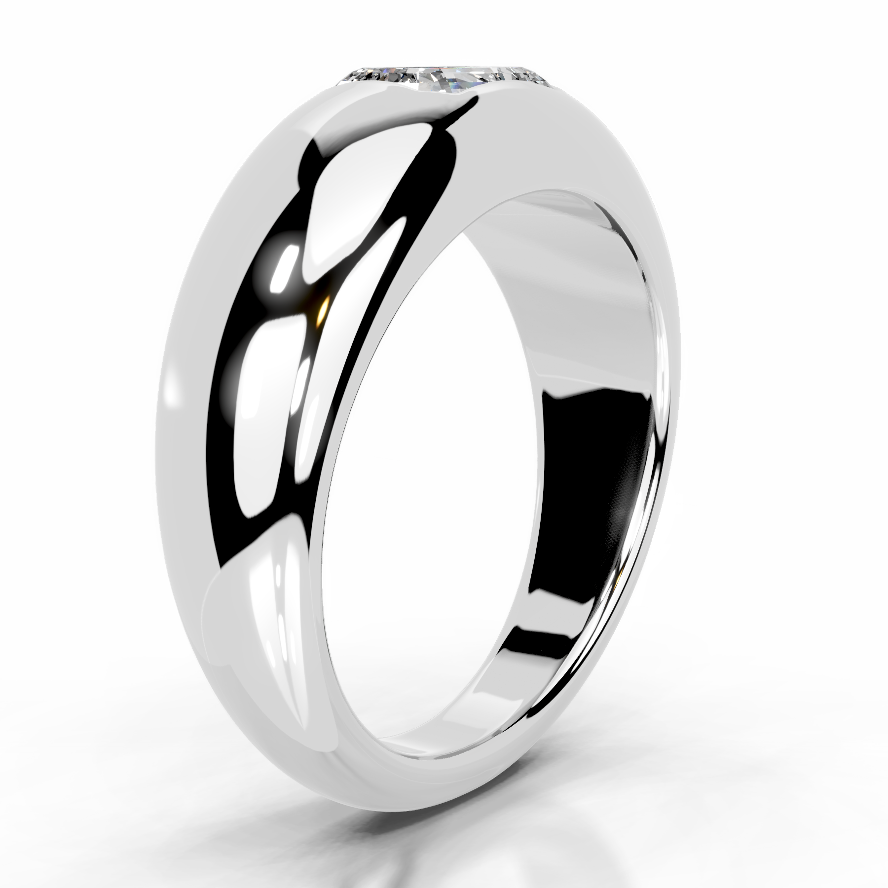 Amari Diamond Engagement Ring (1 Carat) -Platinum