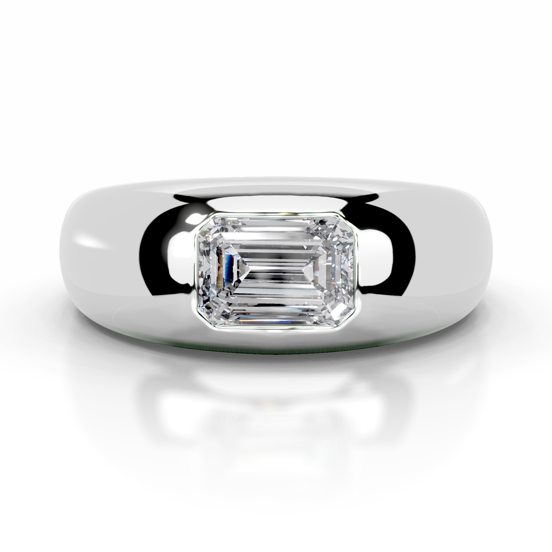 Amari Diamond Engagement Ring (1 Carat) -Platinum