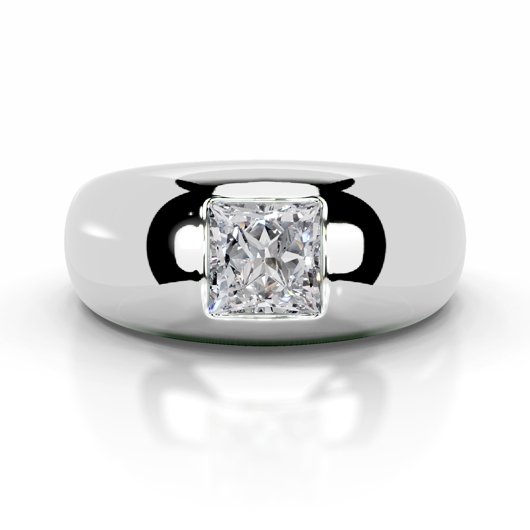 Aaliyah Diamond Engagement Ring (1 Carat) -Platinum