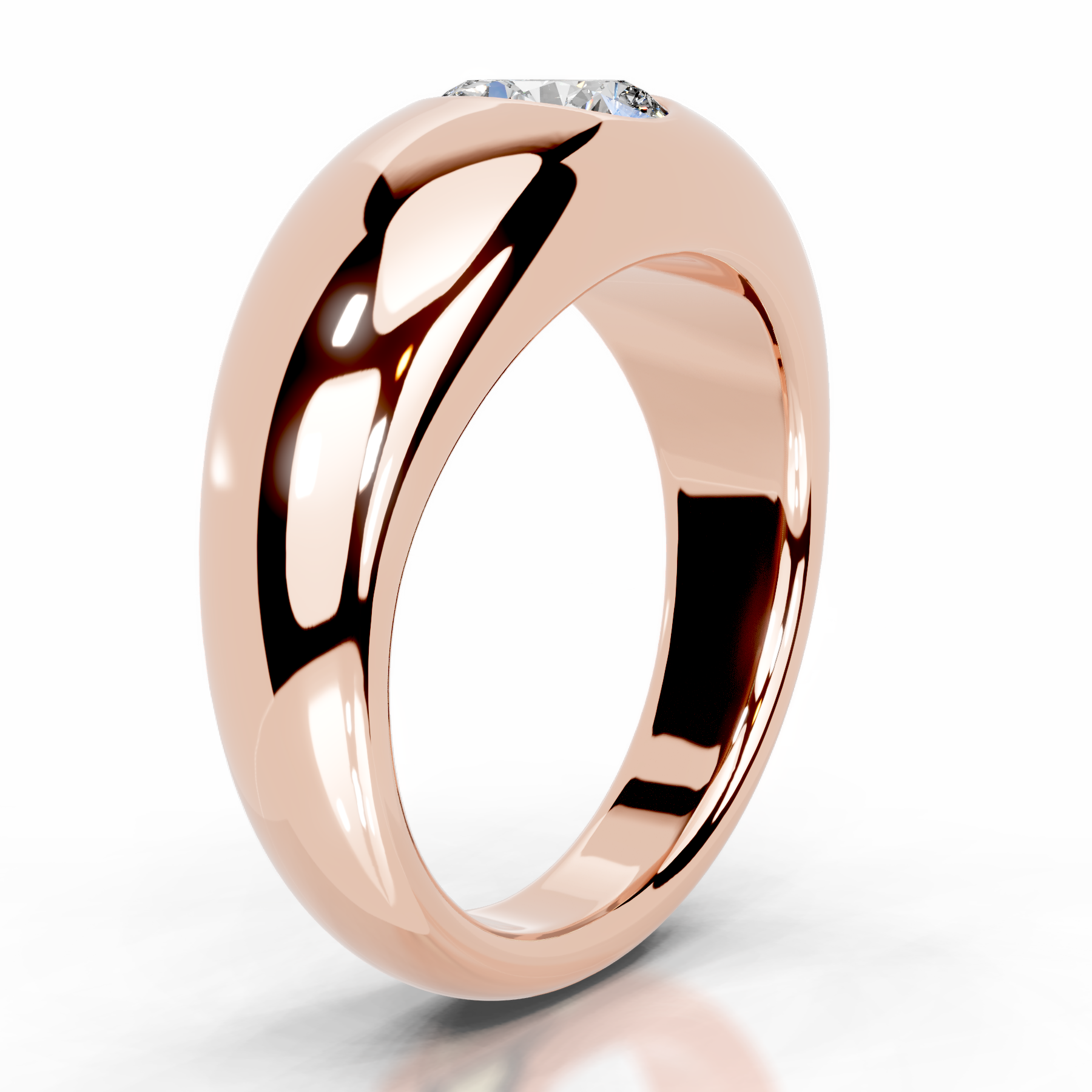 Jayla Lab Grown Diamond Ring (1 Carat) -14K Rose Gold
