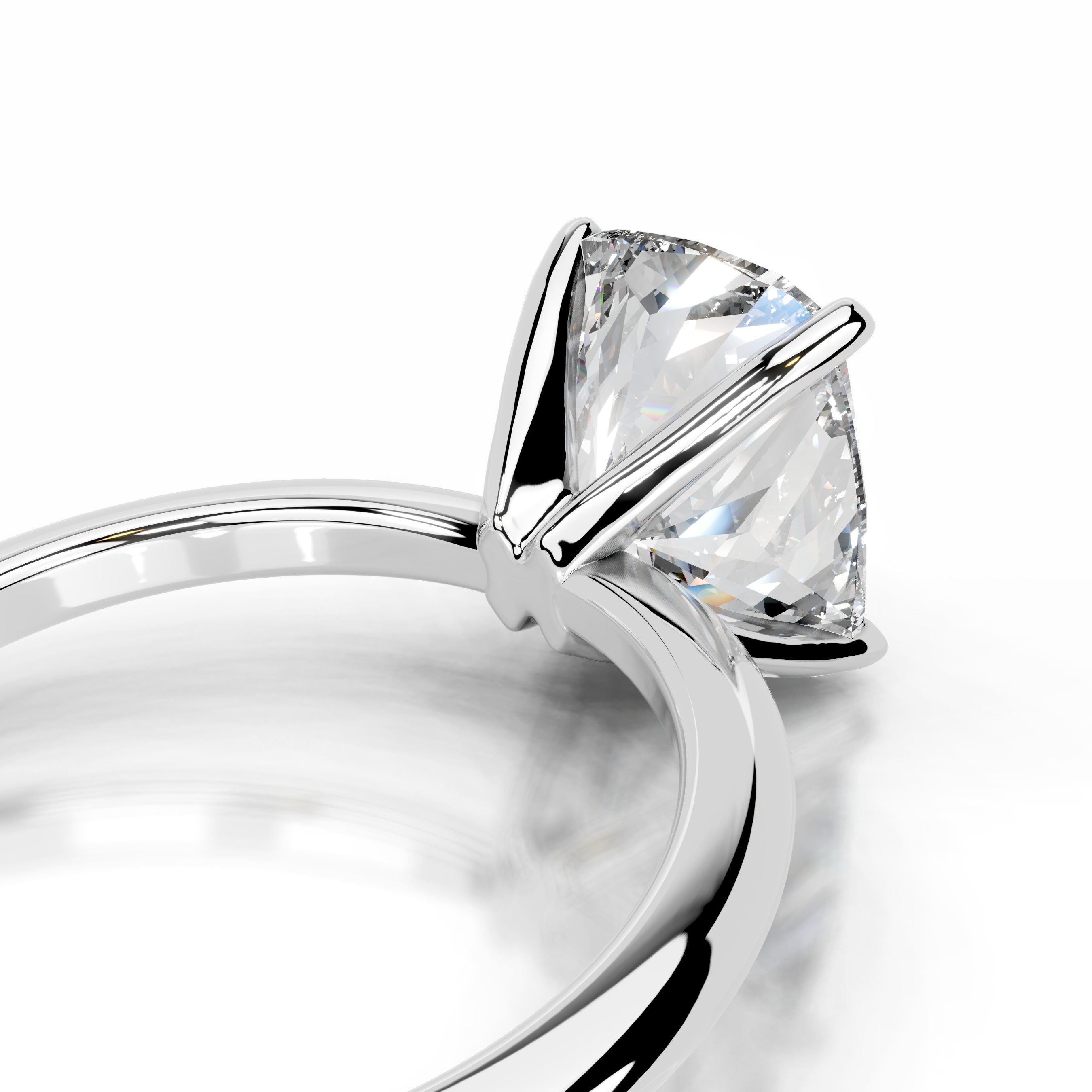 Jael Lab Grown Diamond Ring - 18K White Gold (RTS)