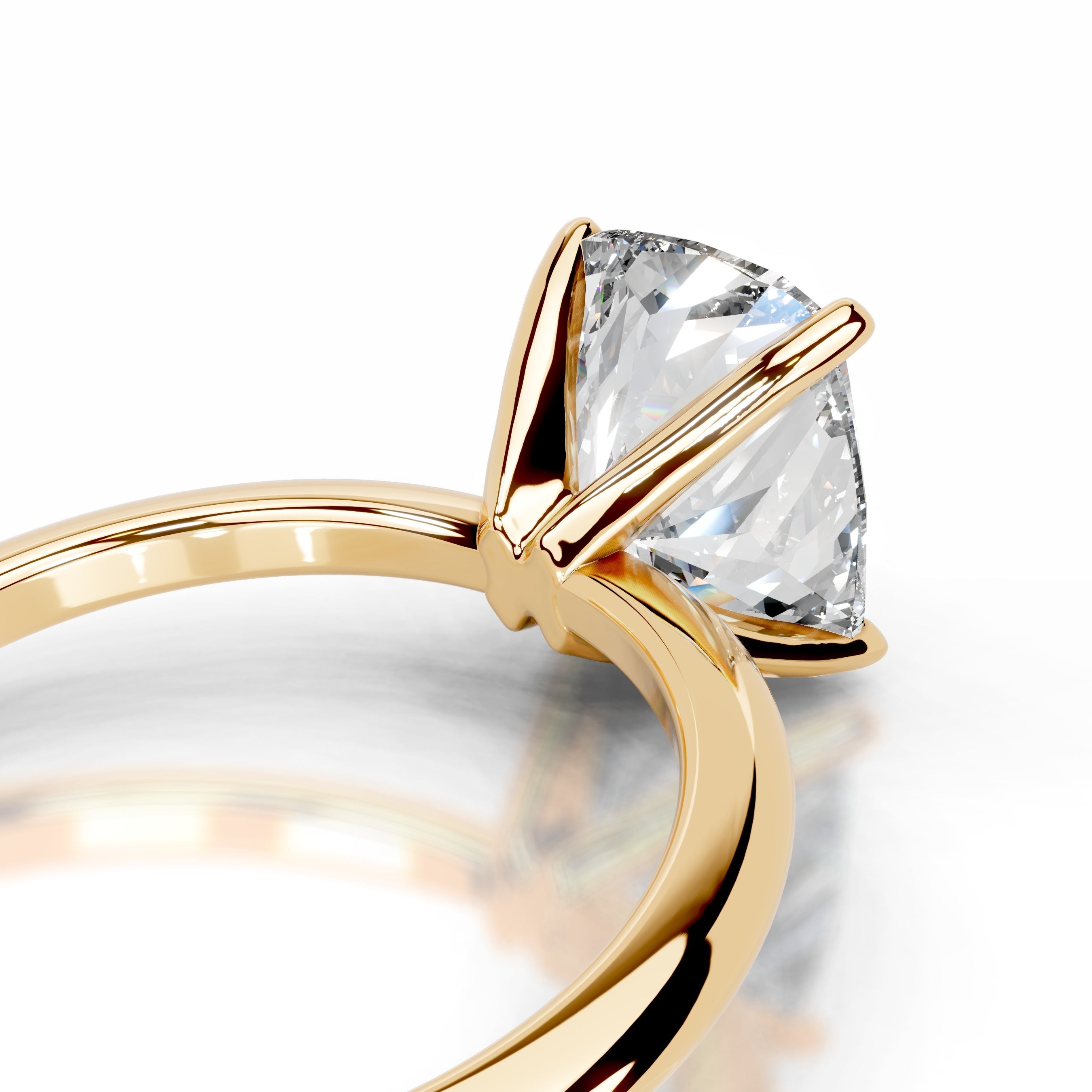 Jael Lab Grown Diamond Ring - 18K Yellow Gold (RTS)